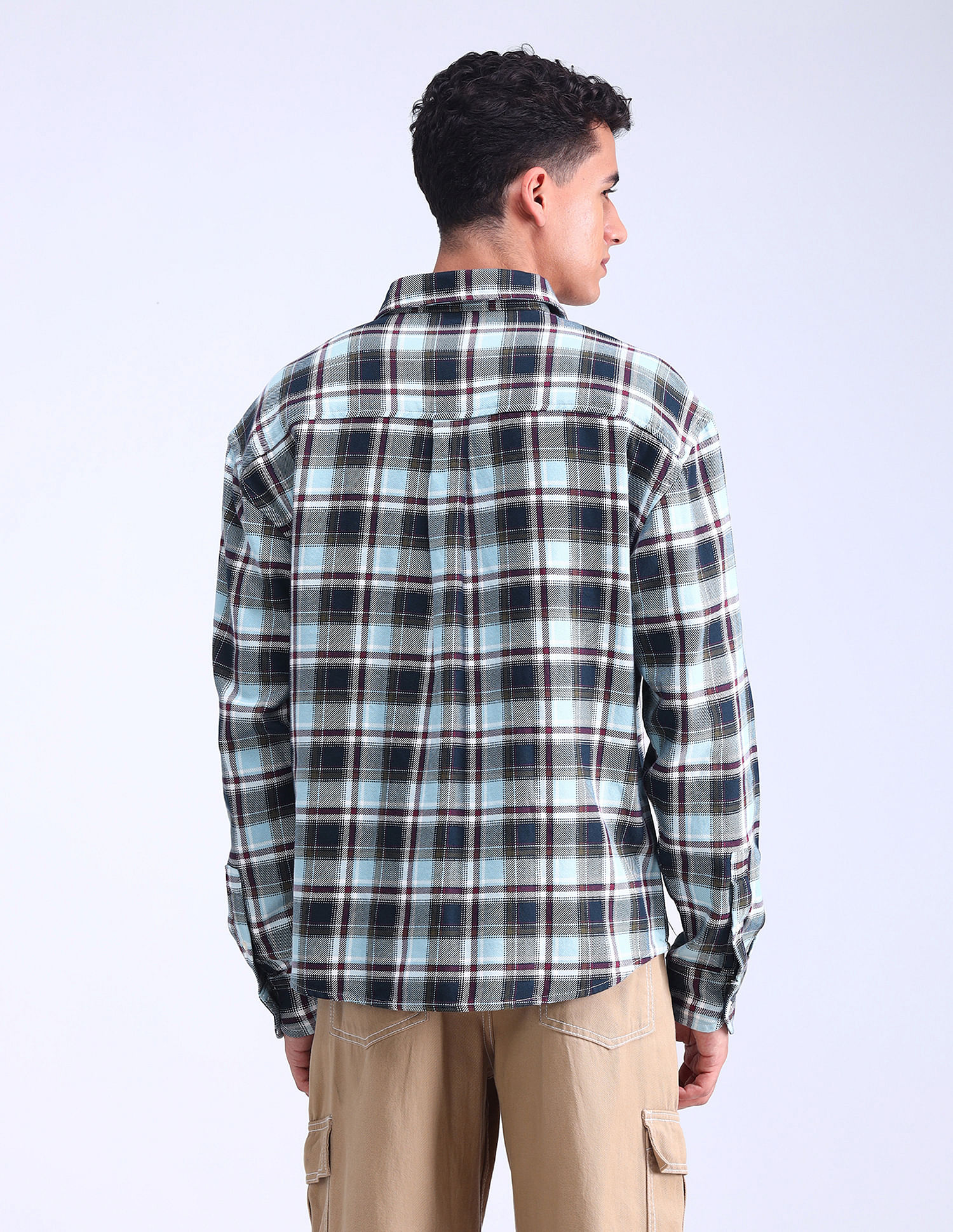 Flying Machine Oversized Fit Twill Shirt