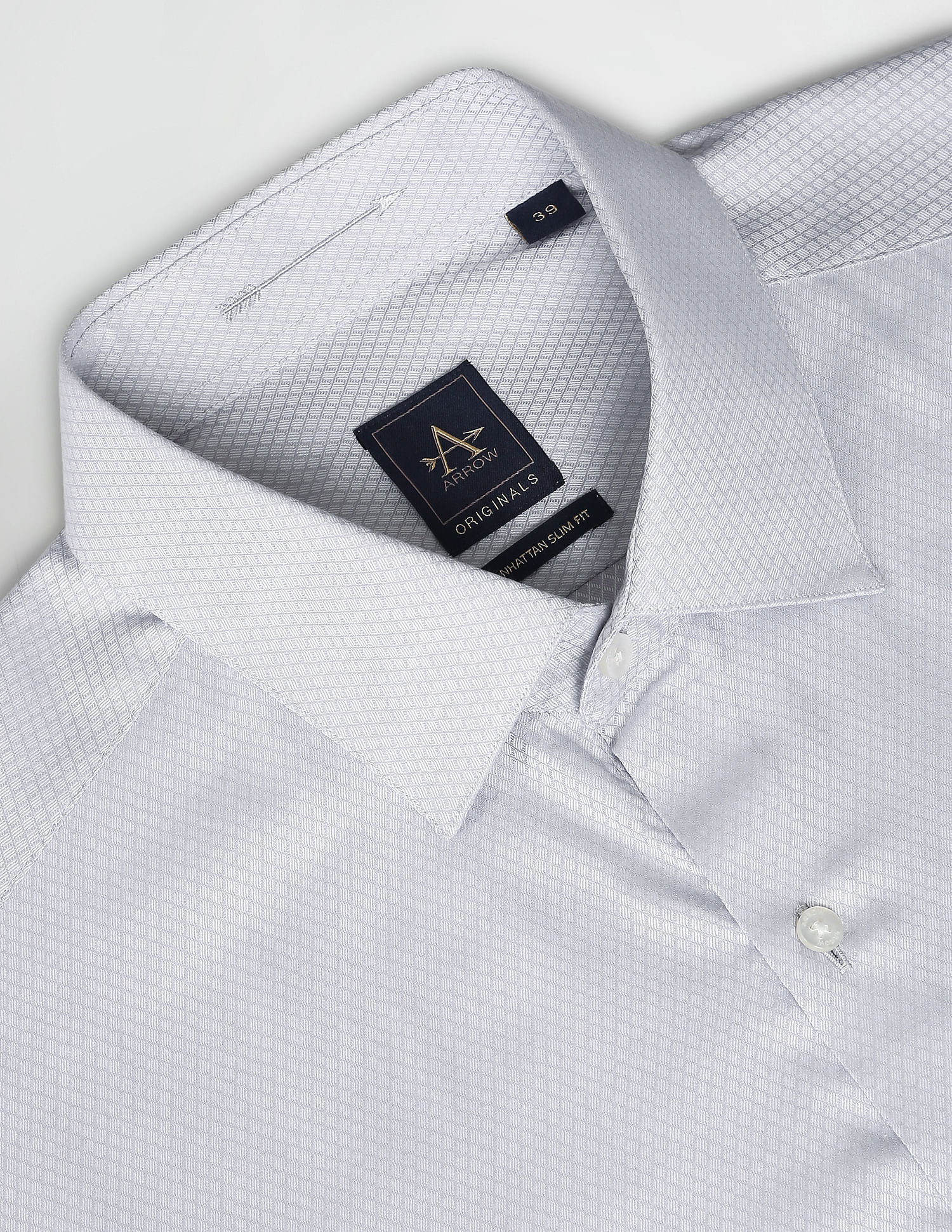 Arrow Pure Cotton Geometric Shirt