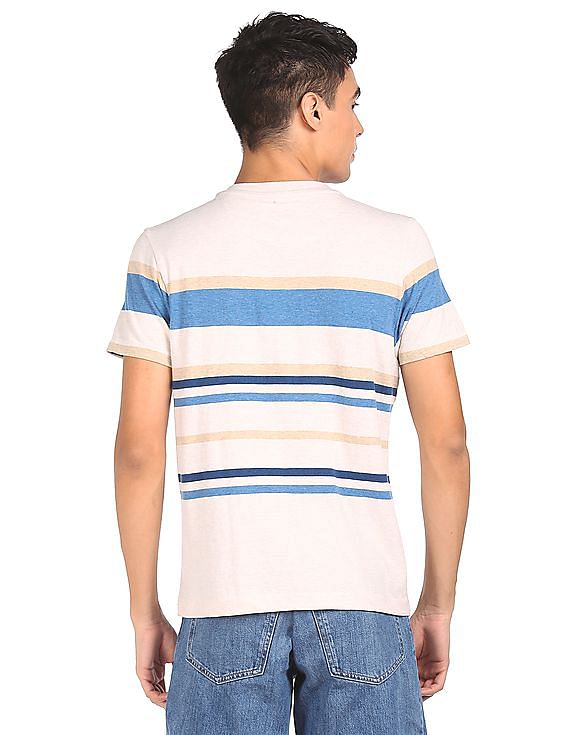 U.S. Polo Assn. Striped Henley T-Shirt