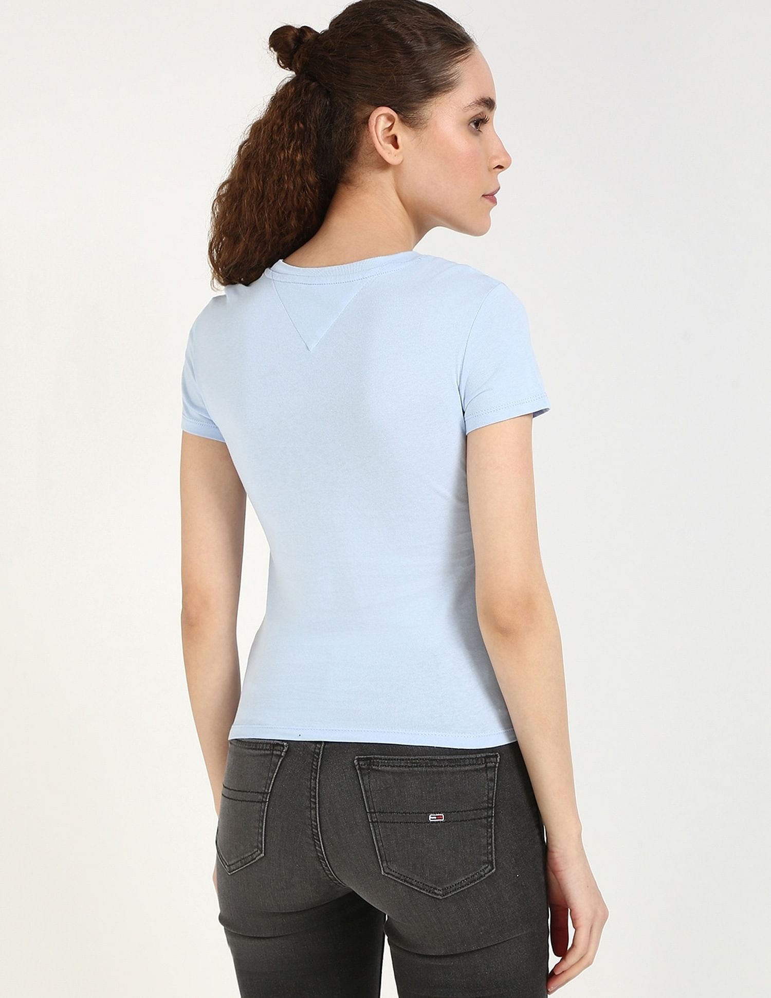 Tommy Hilfiger Solid Slim-Fit Cotton T-Shirt