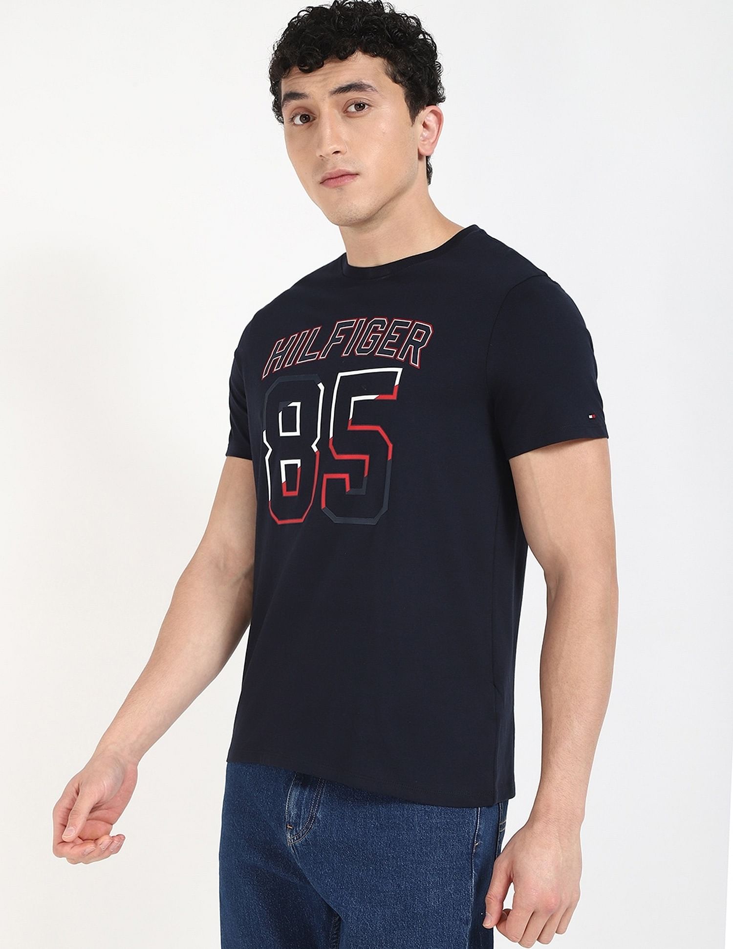 Tommy Hilfiger Logo Regular-Fit Cotton T-Shirt