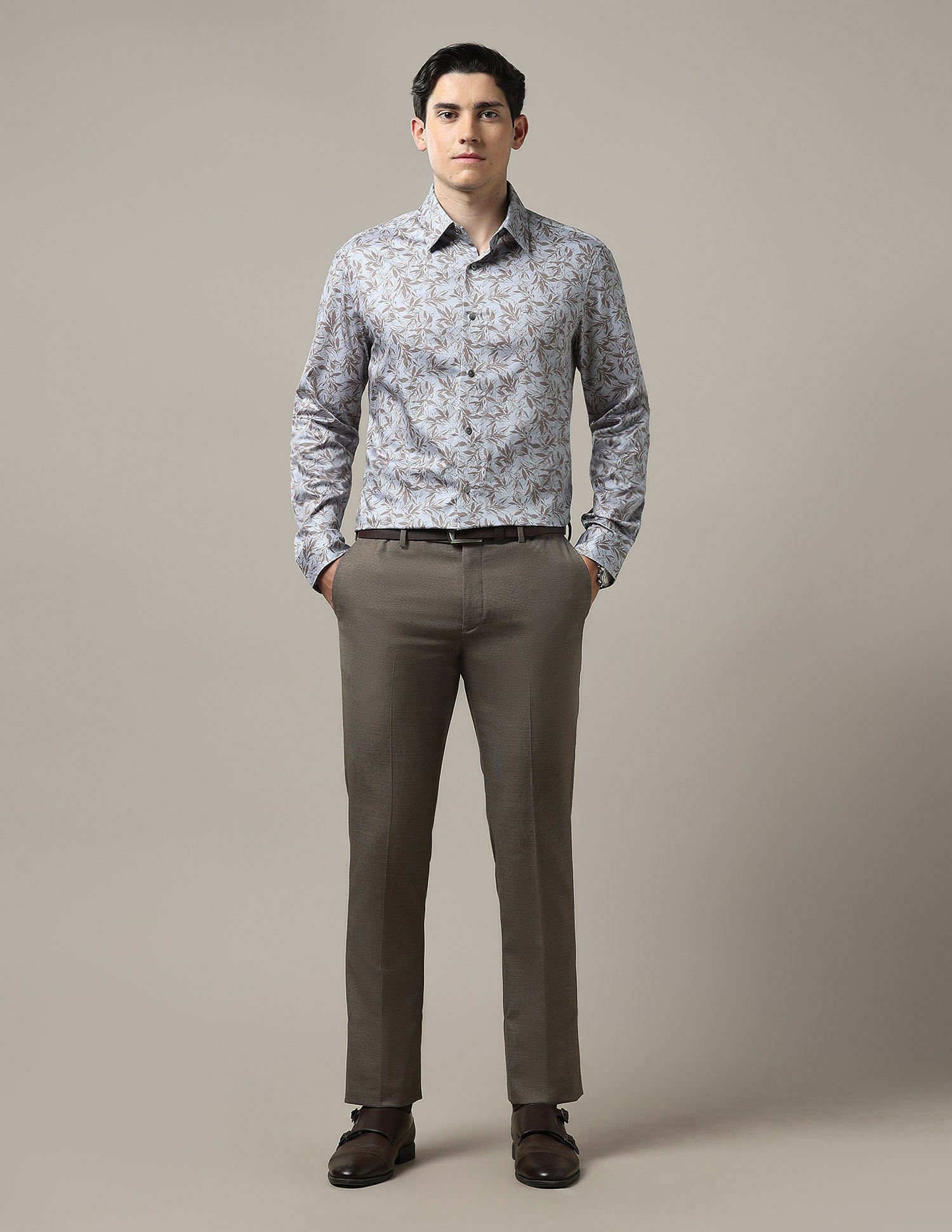 Arrow Tailored Fit Tropical Printed 1851 Shirt