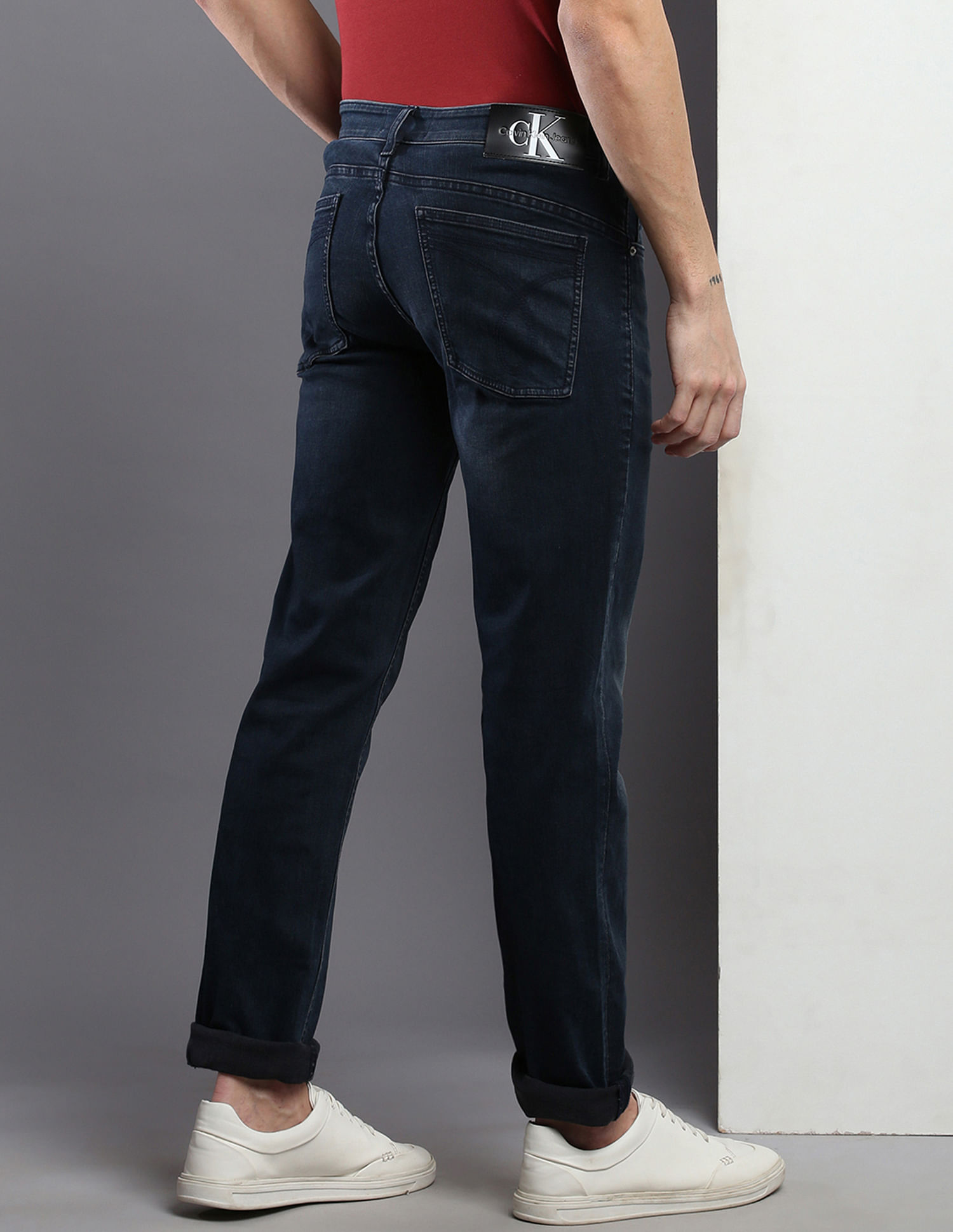 Calvin Klein Slim Fit Dark Wash Jeans
