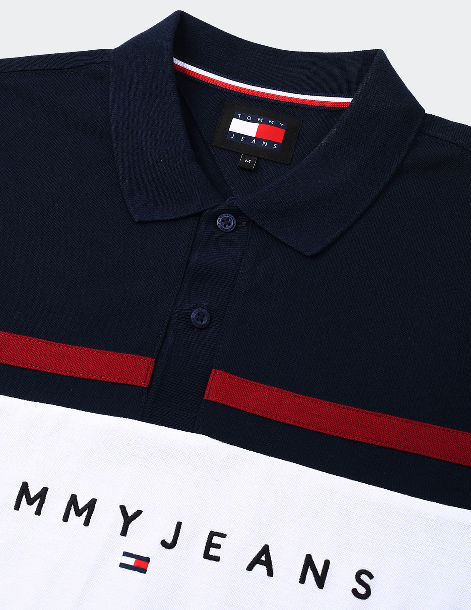 Tommy Hilfiger Sustainable Colorblock Linear Polo Shirt