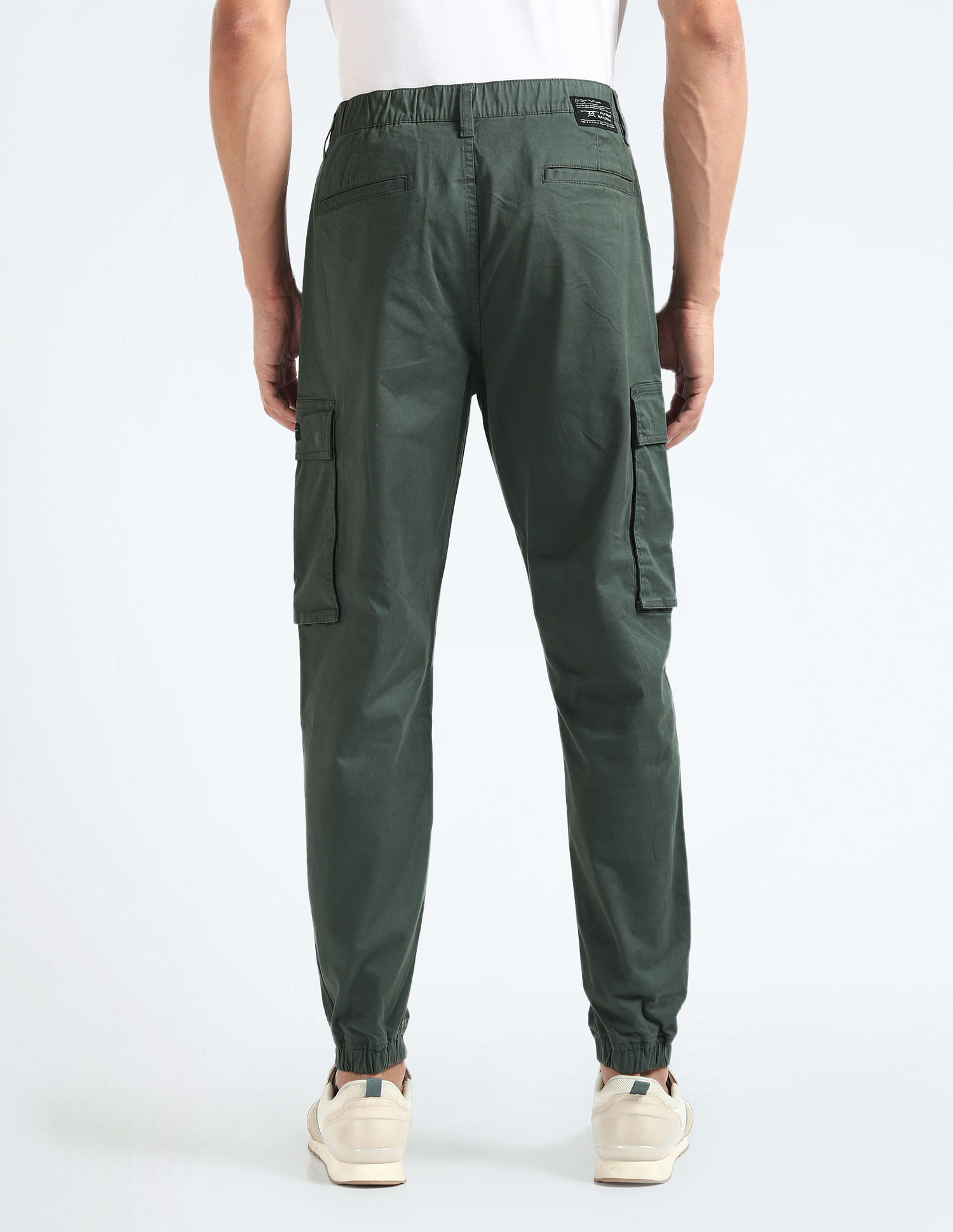 Buy Flying Machine Mid Rise Slim Fit Cargo Pants NNNOW