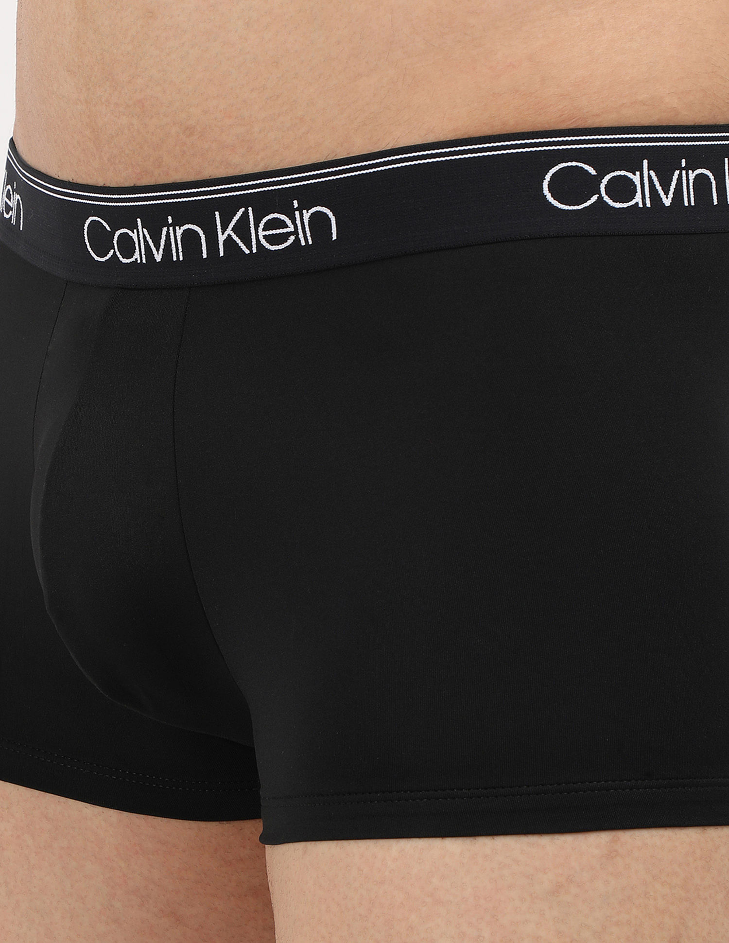 Calvin Klein Underwear Low Rise Brand Waist Trunks Pack Of 3