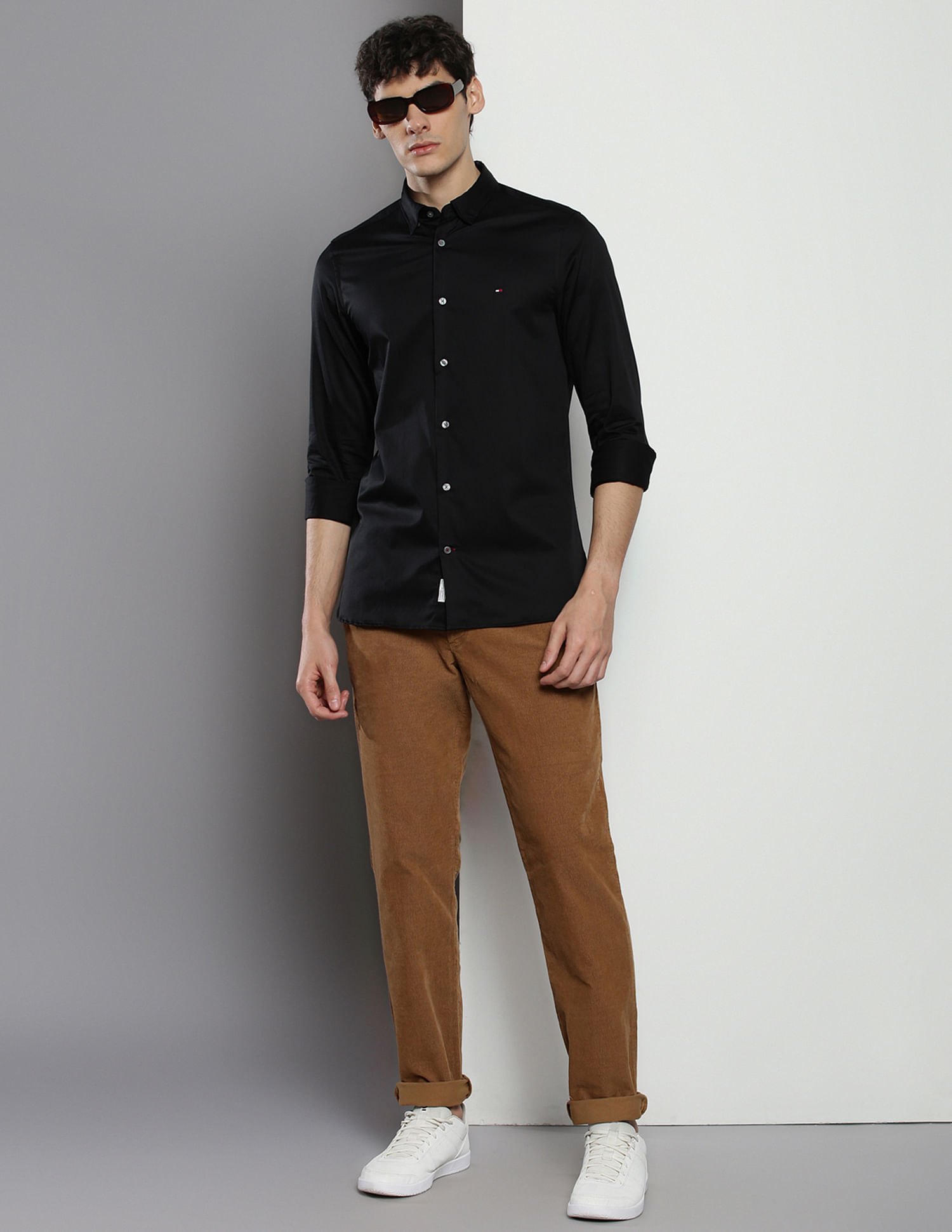 Tommy Hilfiger Sateen Slim Fit Shirt