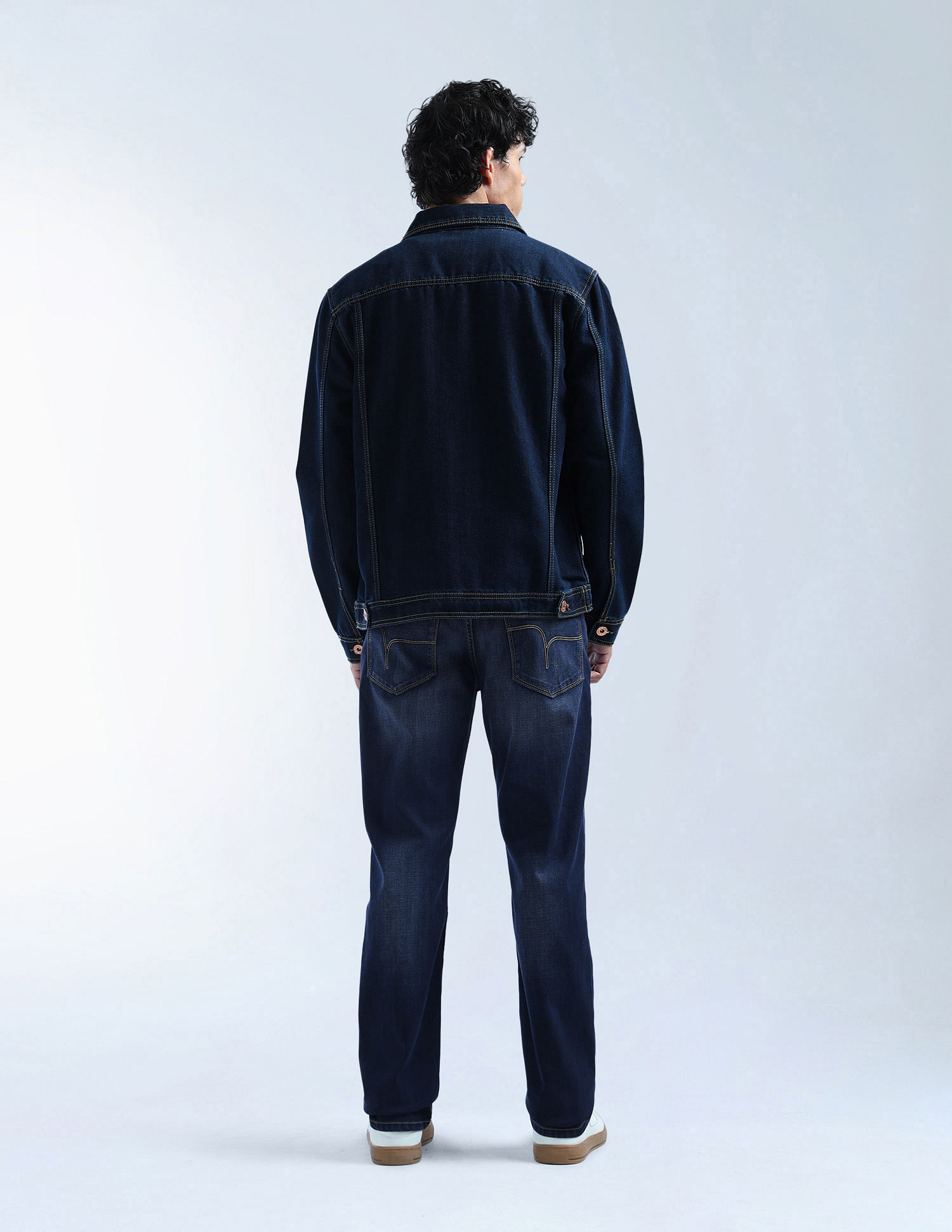 Flying Machine Freddie Slim Straight Fit Whiskered Jeans