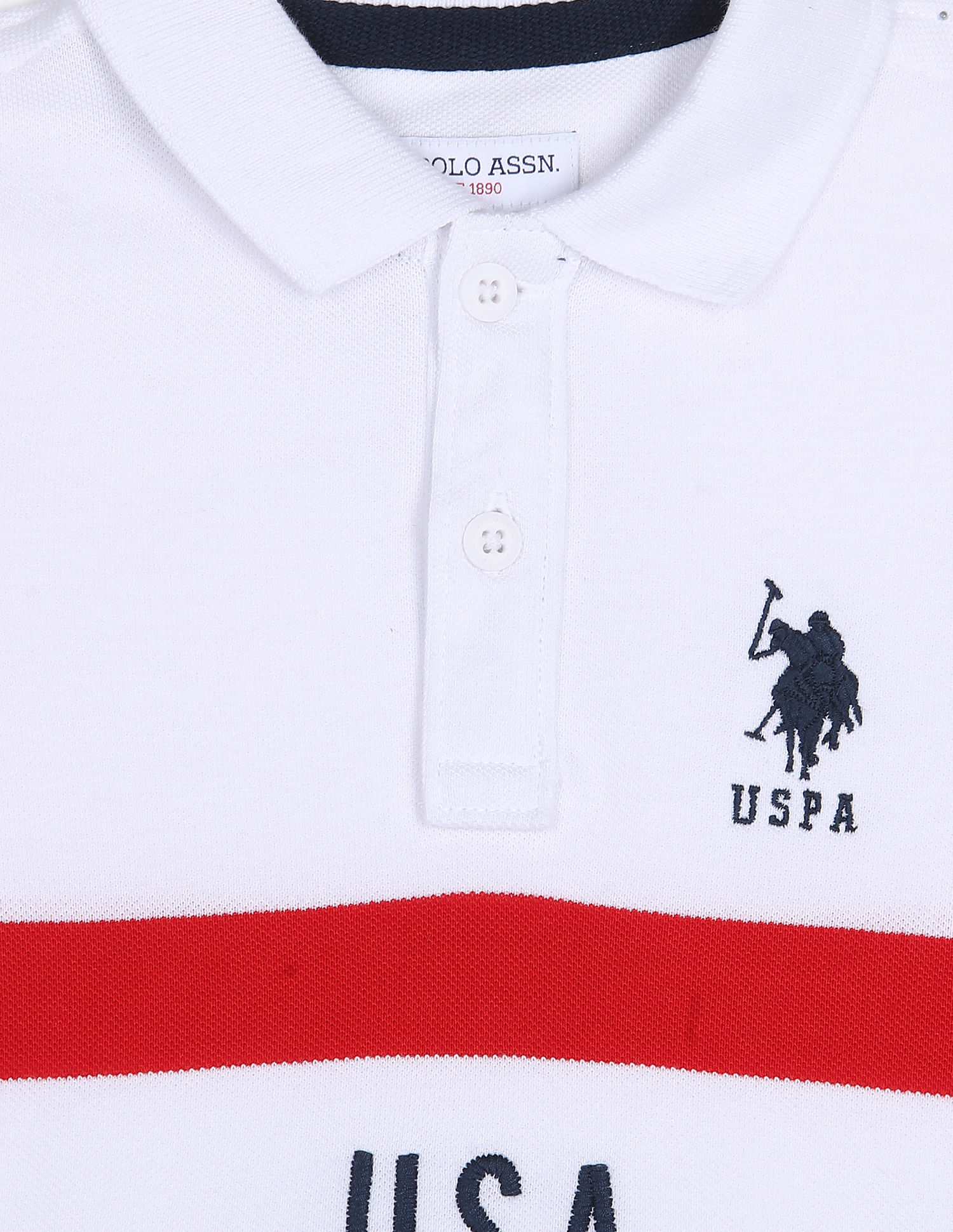 U.S. Polo Assn. Kids Brand Embroidered Cotton Polo Shirt