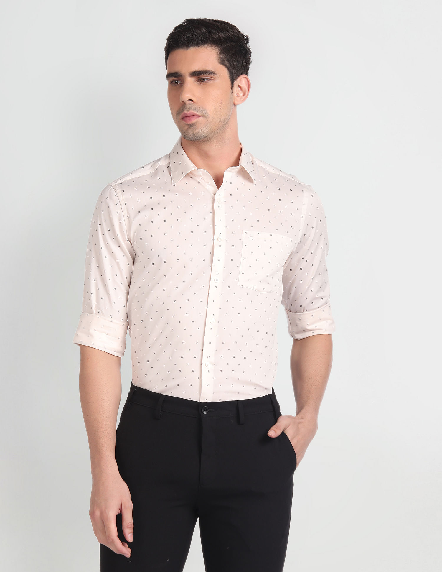 Arrow Twill Cotton Shirt