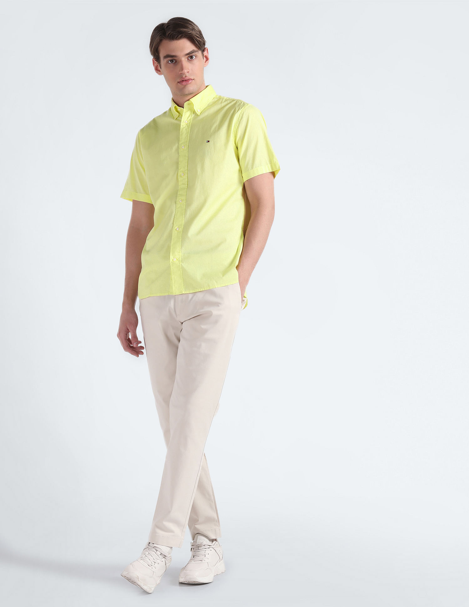 Tommy Hilfiger Flex Poplin Regular Fit Shirt