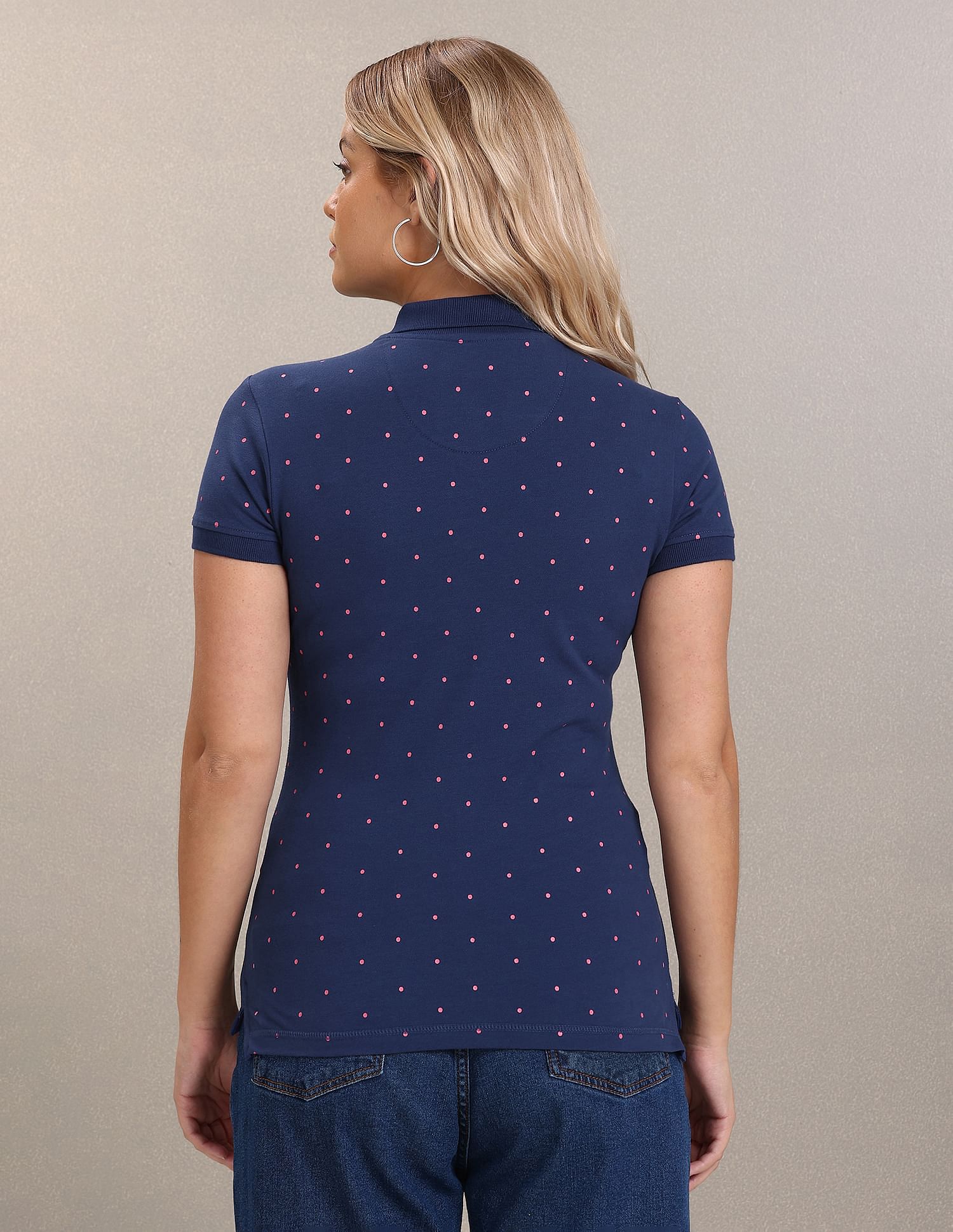 Polo shirt polka clearance dots