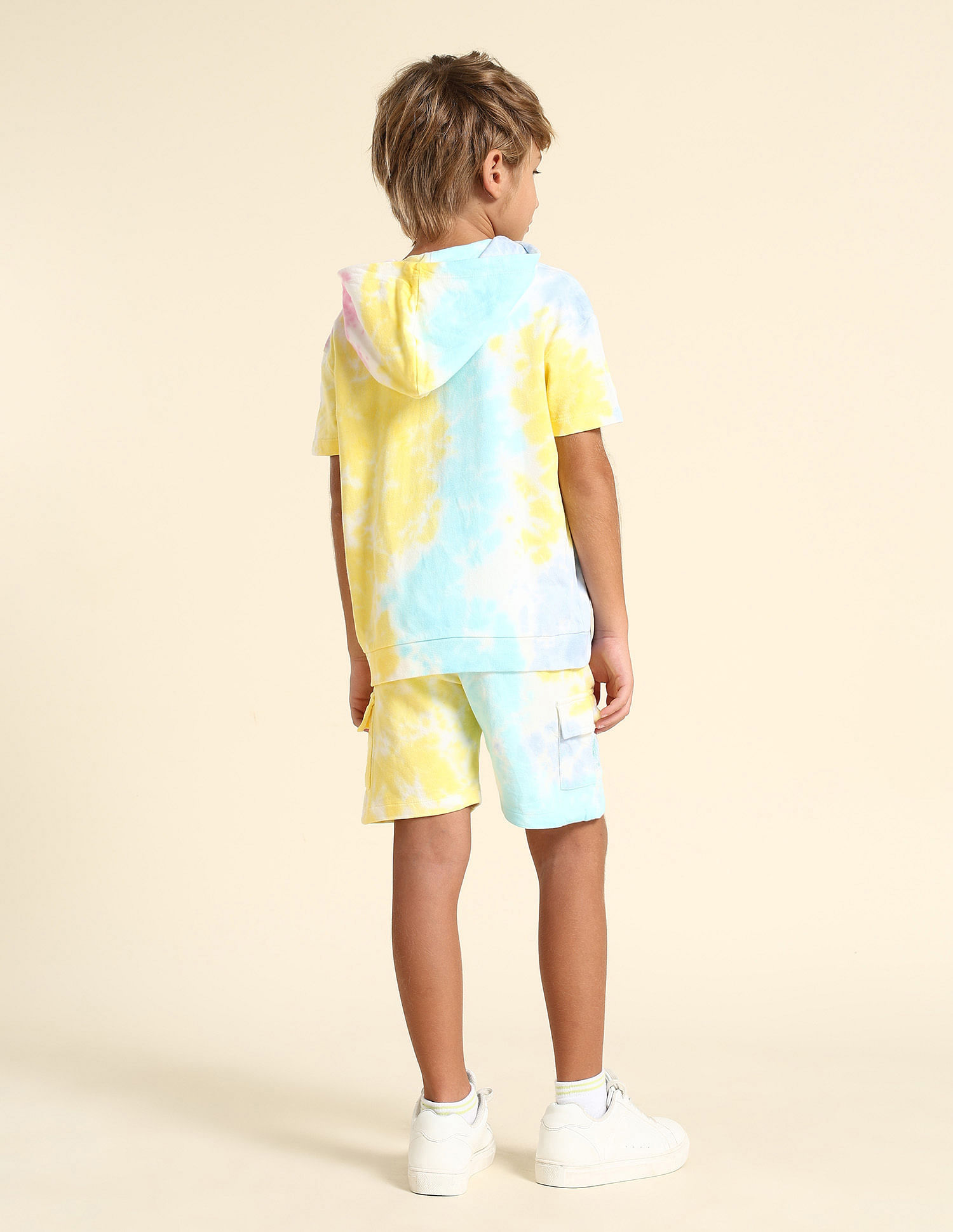 U.S. Polo Assn. Kids Boys All Over Printed Regular Fit T-Shirt