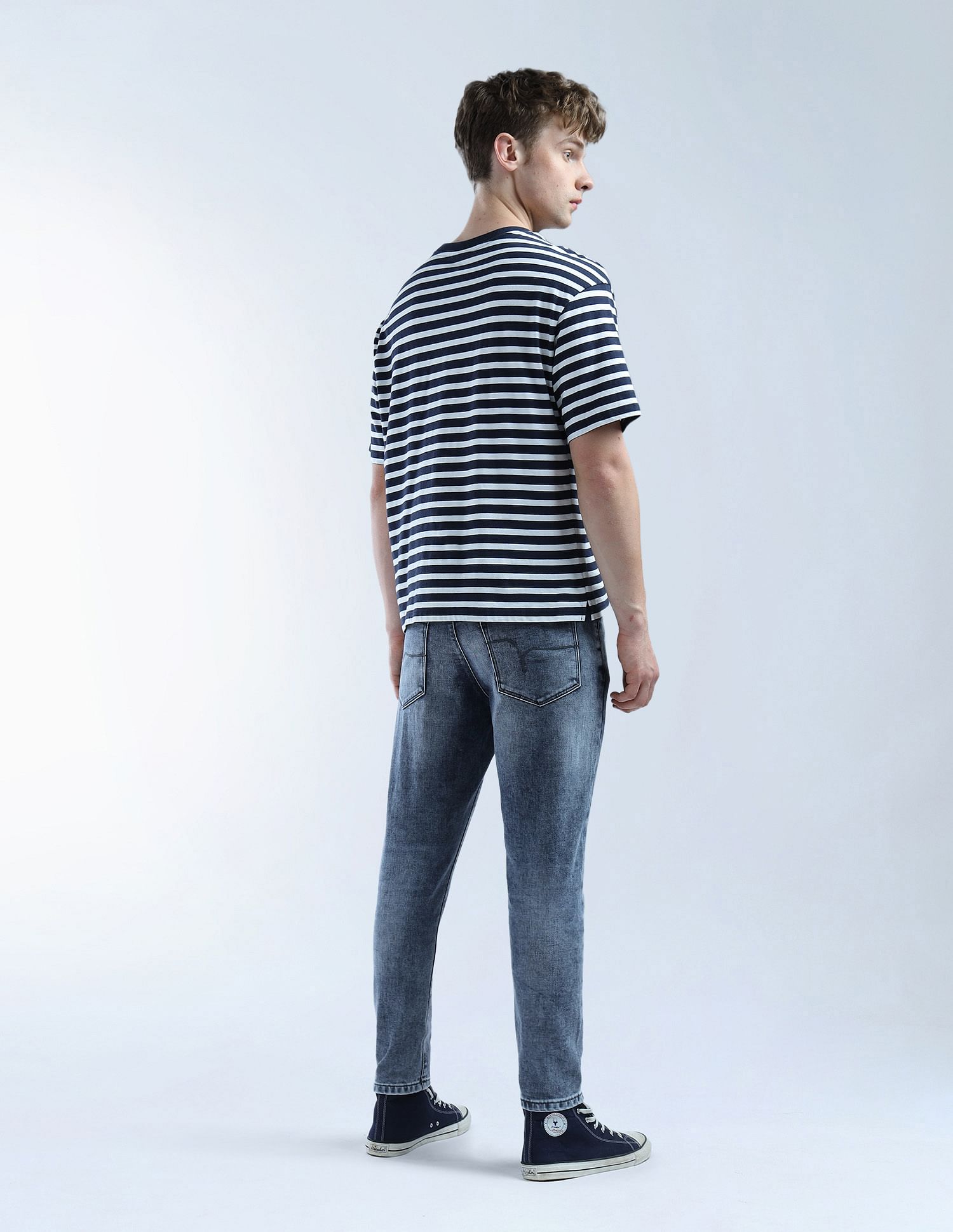 Flying Machine Mankle Relaxed Tapered Fit Authentic Signature Jeans
