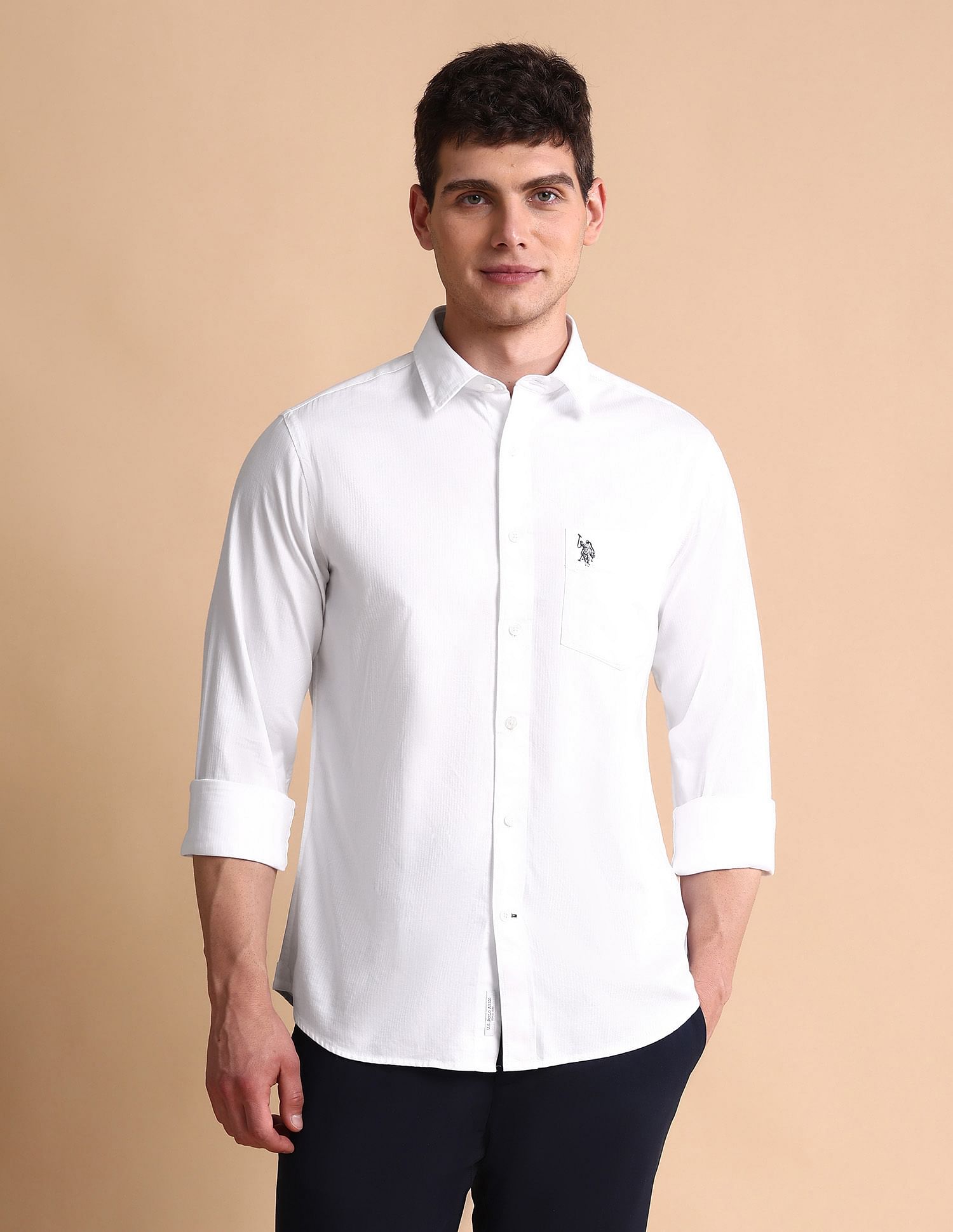 U.S. Polo Assn. Pure Cotton Tailored Fit Shirt