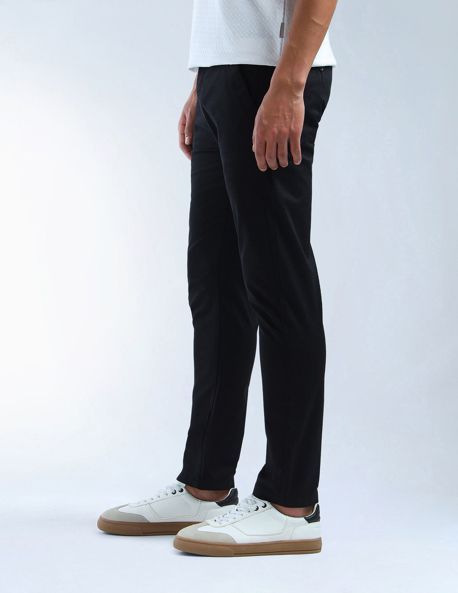 Flying Machine Slim Tapered Fit Twill Trousers