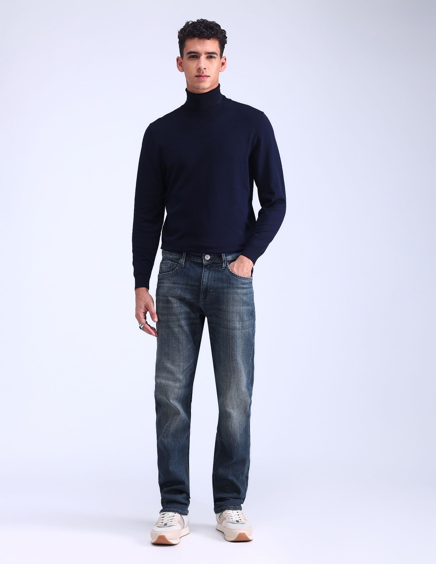 Flying Machine Freddie Slim Straight Fit Jeans