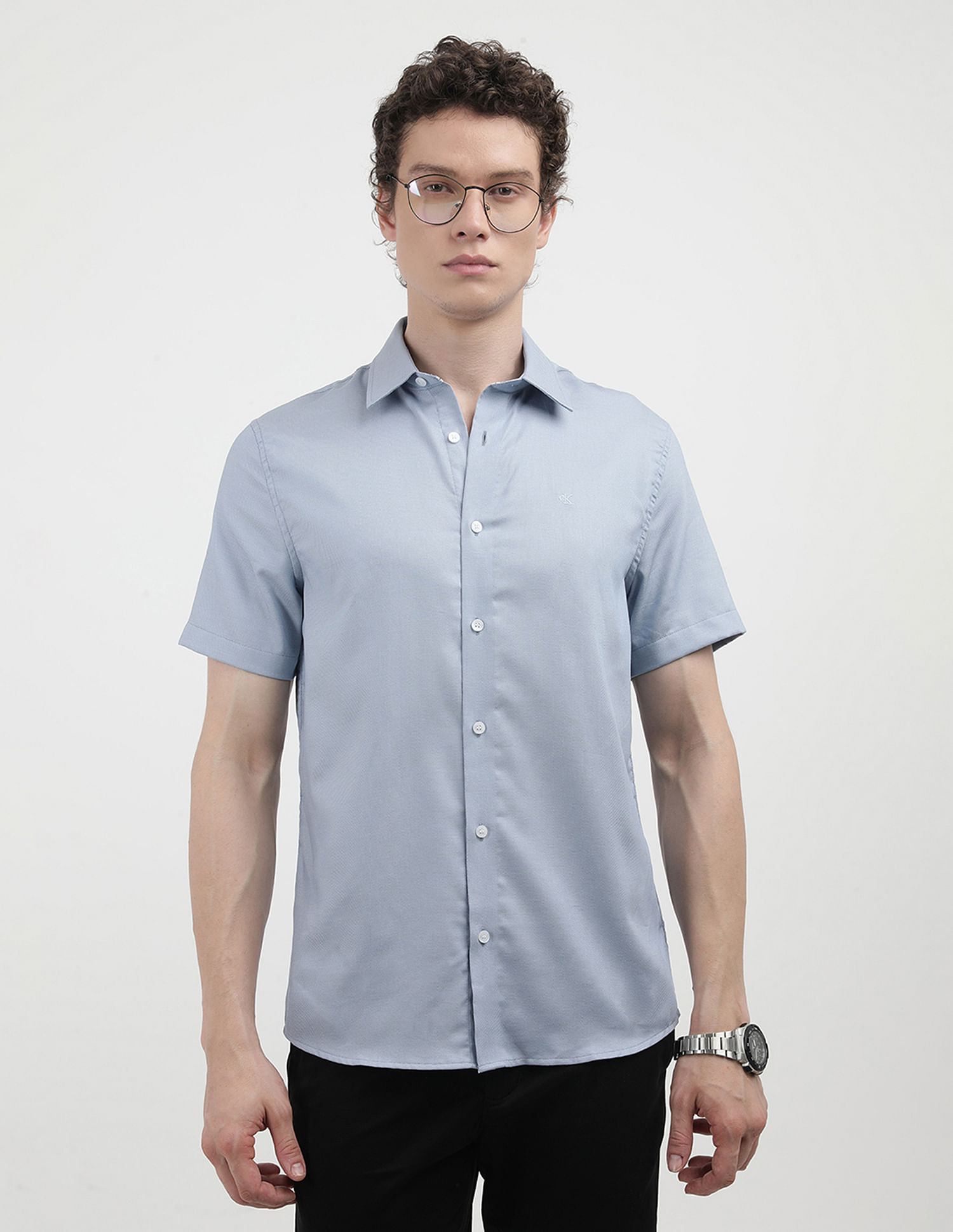 Calvin Klein Jeans Slim Fit Dobby Shirt