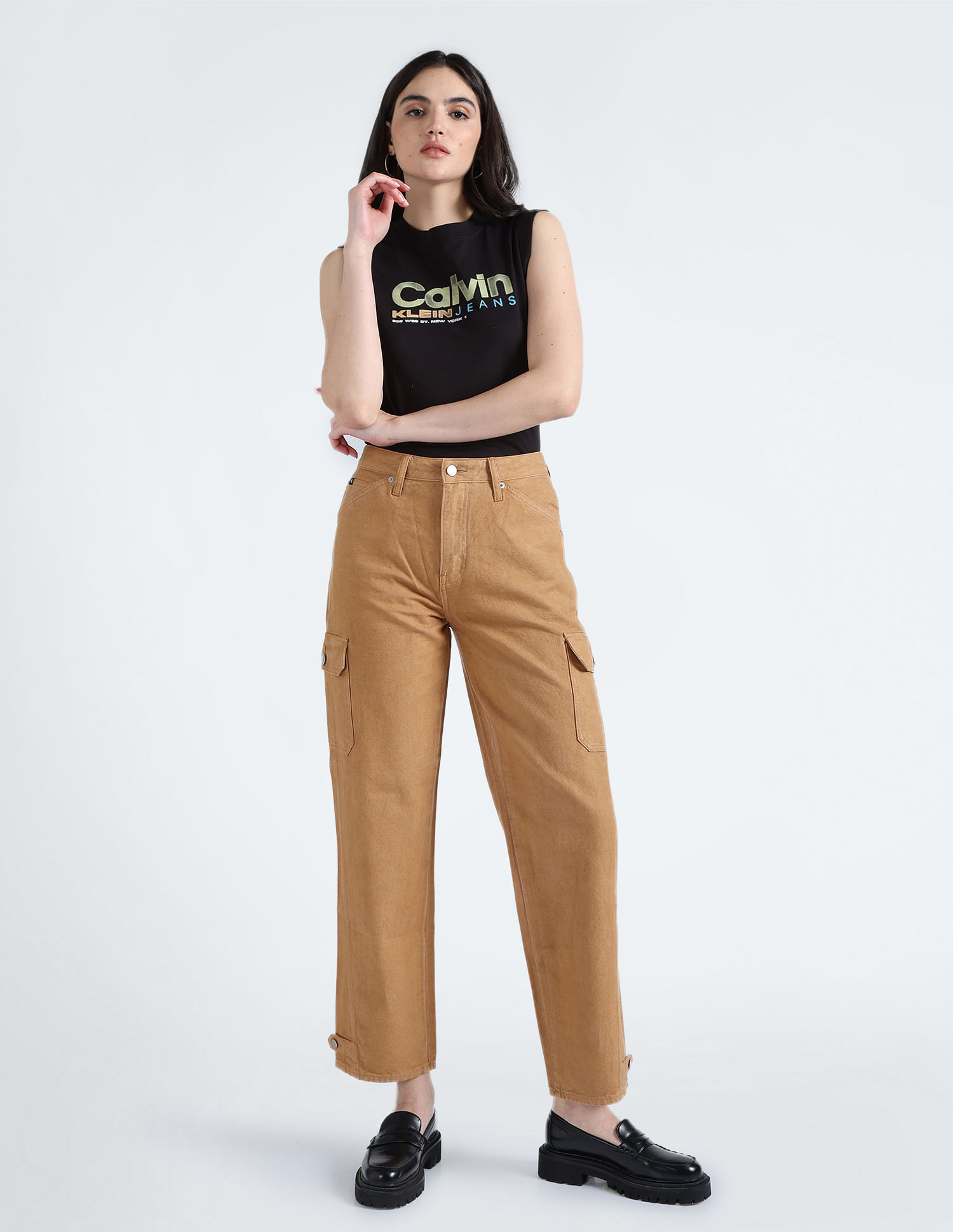 Calvin Klein Cargo 90s Straight Fit Jeans