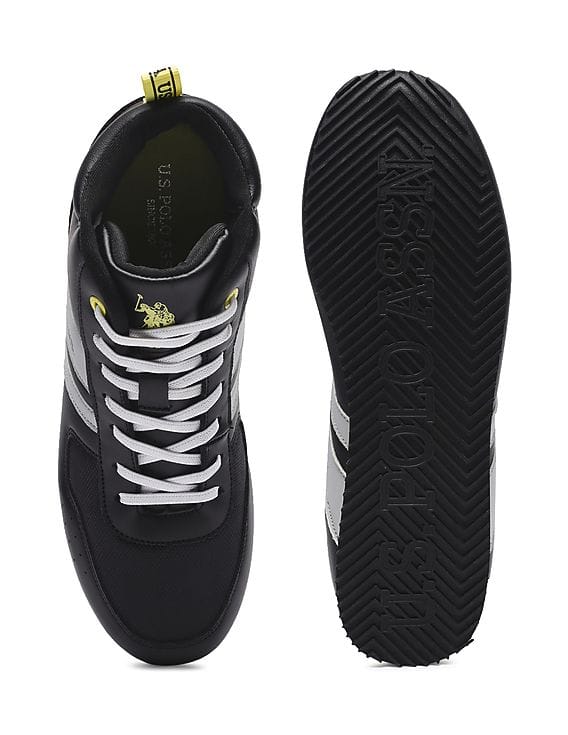 Buy U.S. Polo Assn. Men Mid Top Panelled Semny Sneakers - NNNOW.com