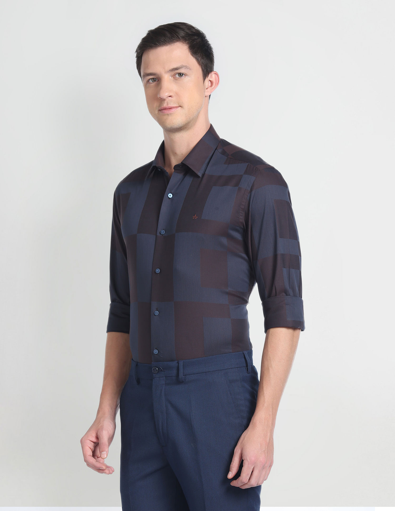 Arrow Newyork Manhattan Slim Fit Dobby Shirt