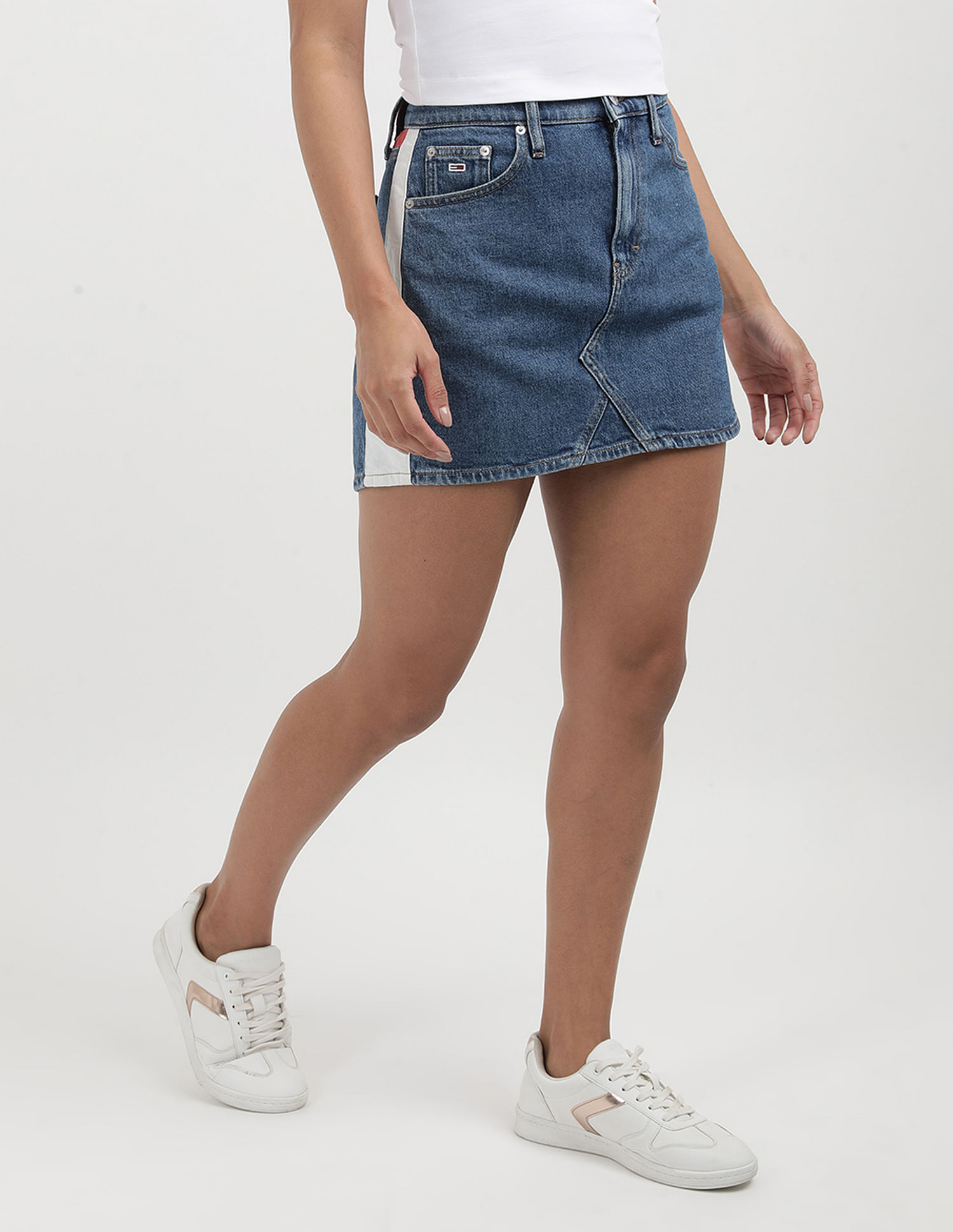 Tommy Hilfiger Washed Mini Skirt
