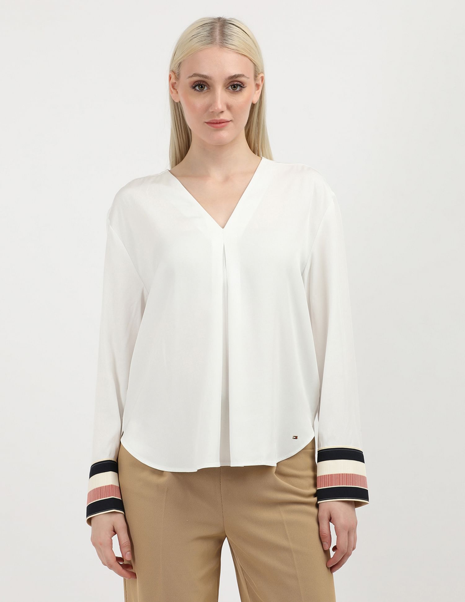 Tommy Hilfiger Relaxed Fit Solid Shirt