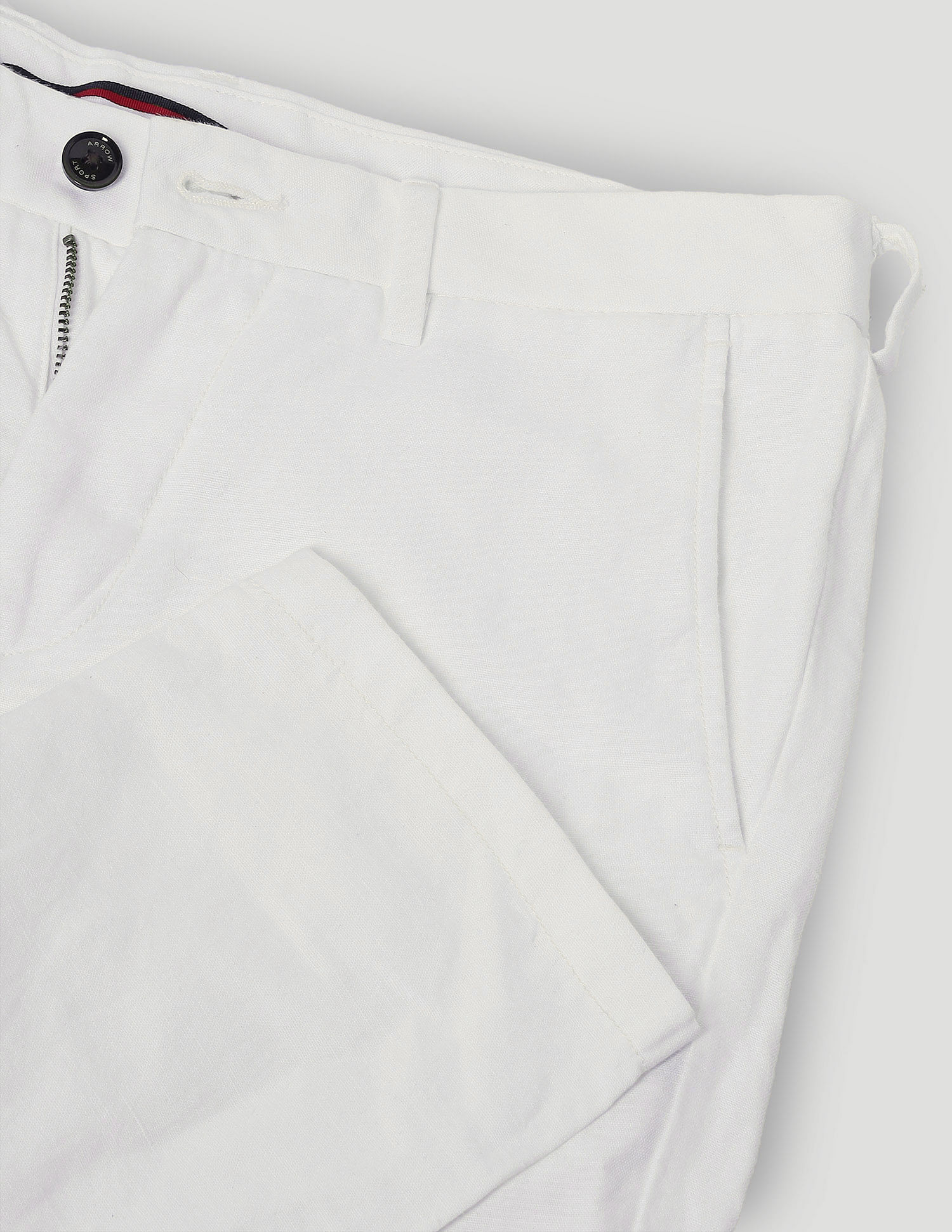 Arrow Sports Bronson Slim Fit Solid Trousers
