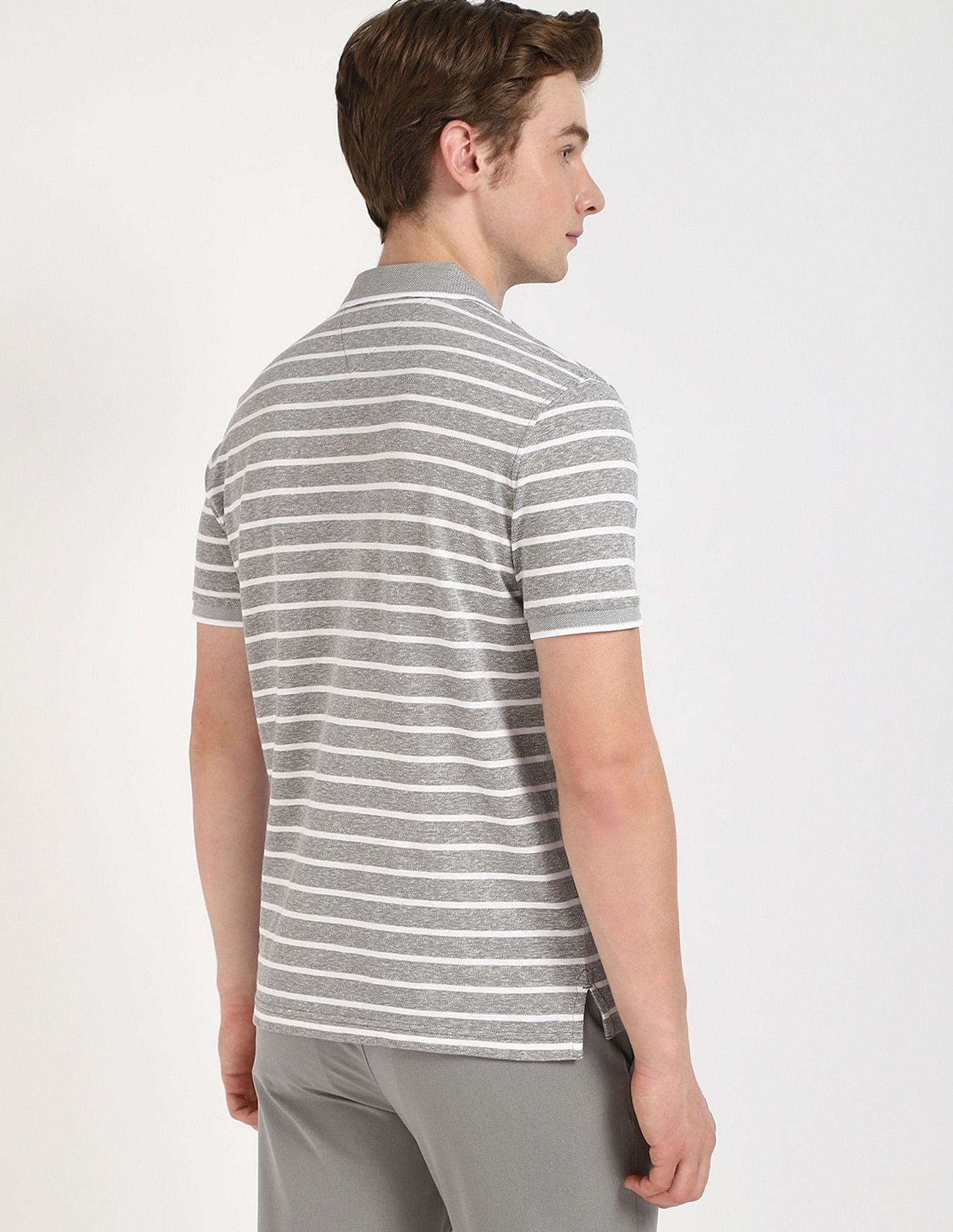 Tommy Hilfiger Striped Regular-Fit Cotton Polo Shirt