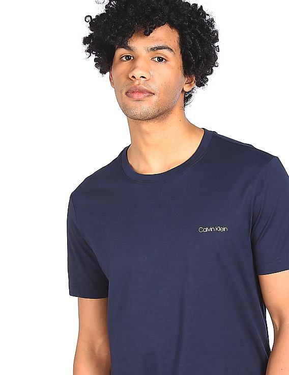 calvin klein navy t shirt