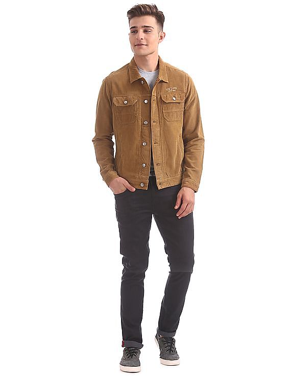 Us polo assn corduroy on sale jacket