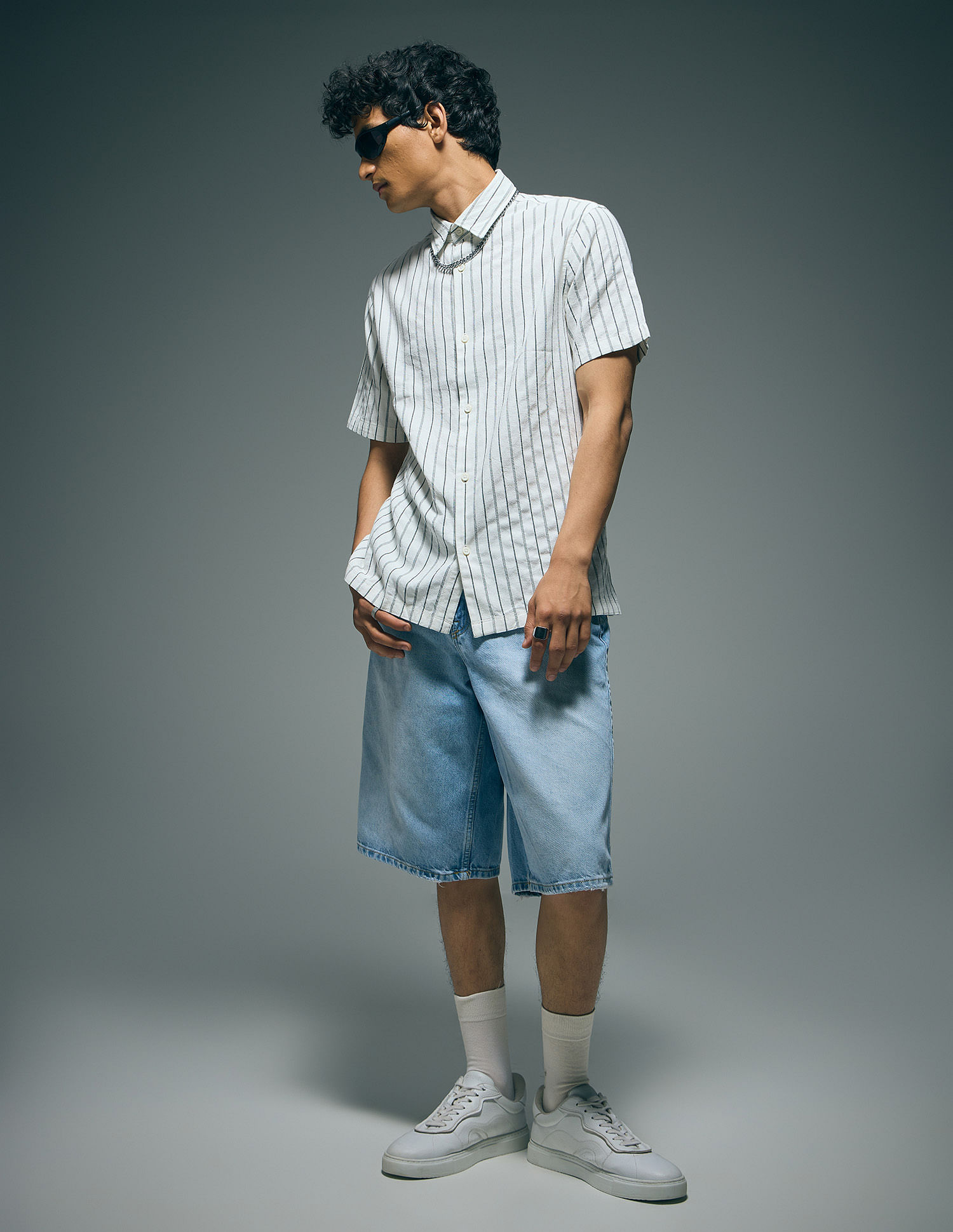 Flying Machine Vertical Striped Original Shirt