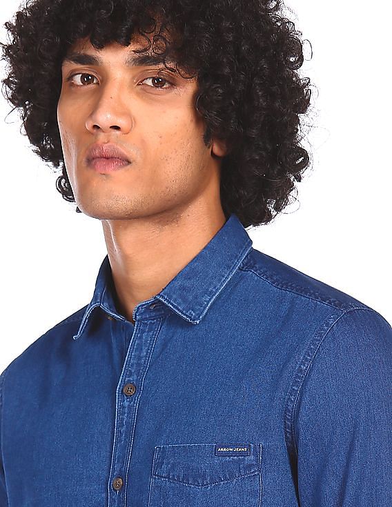 Arrow sales denim shirts