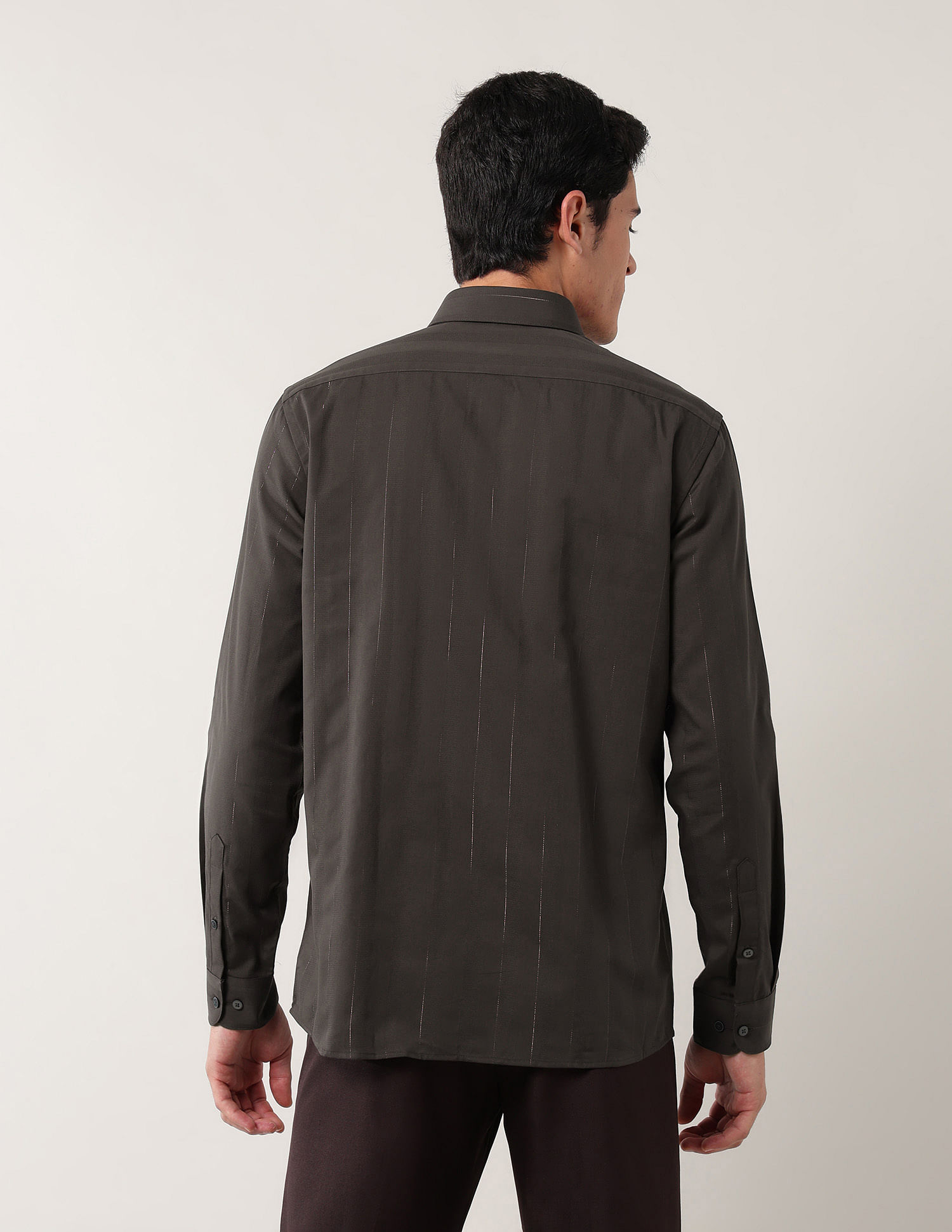 Arrow Newyork Manhattan Slim Fit Pure Cotton Shirt