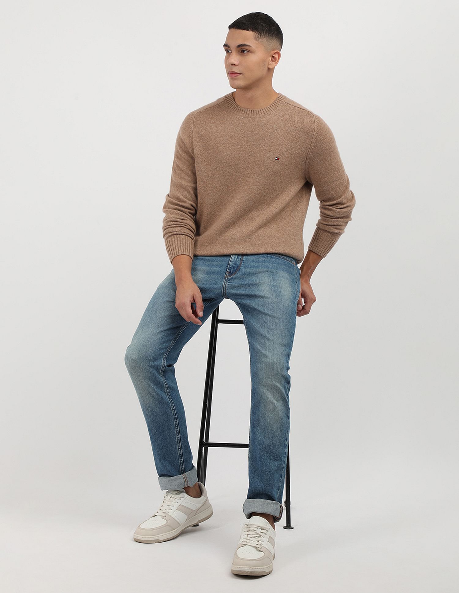 Tommy Hilfiger Lambswool Crew Neck Sweater