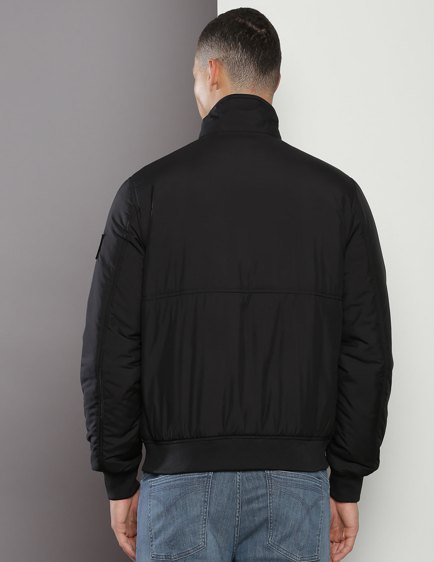 Buy Calvin Klein Recycled Polyester Harrington Padded Jacket