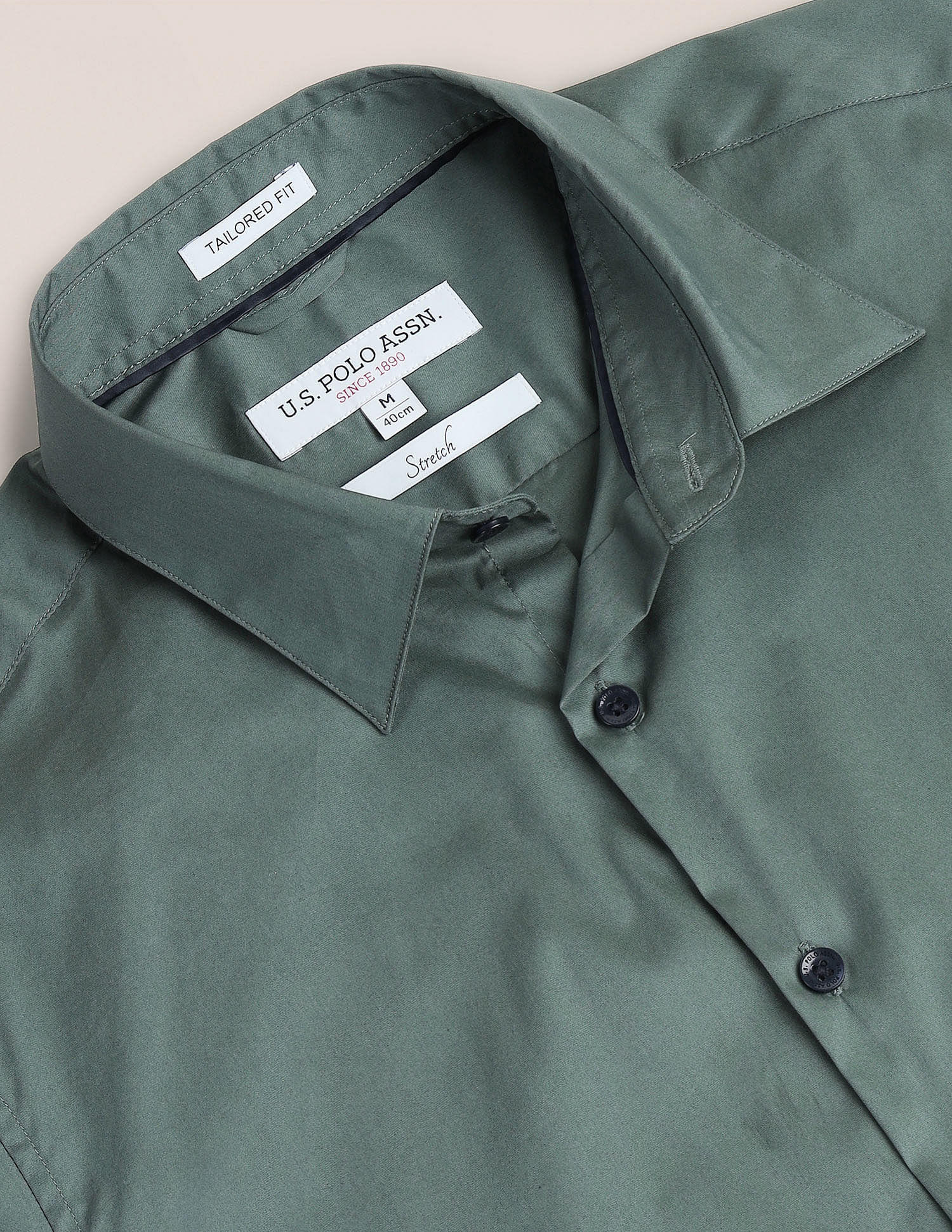 U.S. Polo Assn. Tailored Fit Sateen Shirt