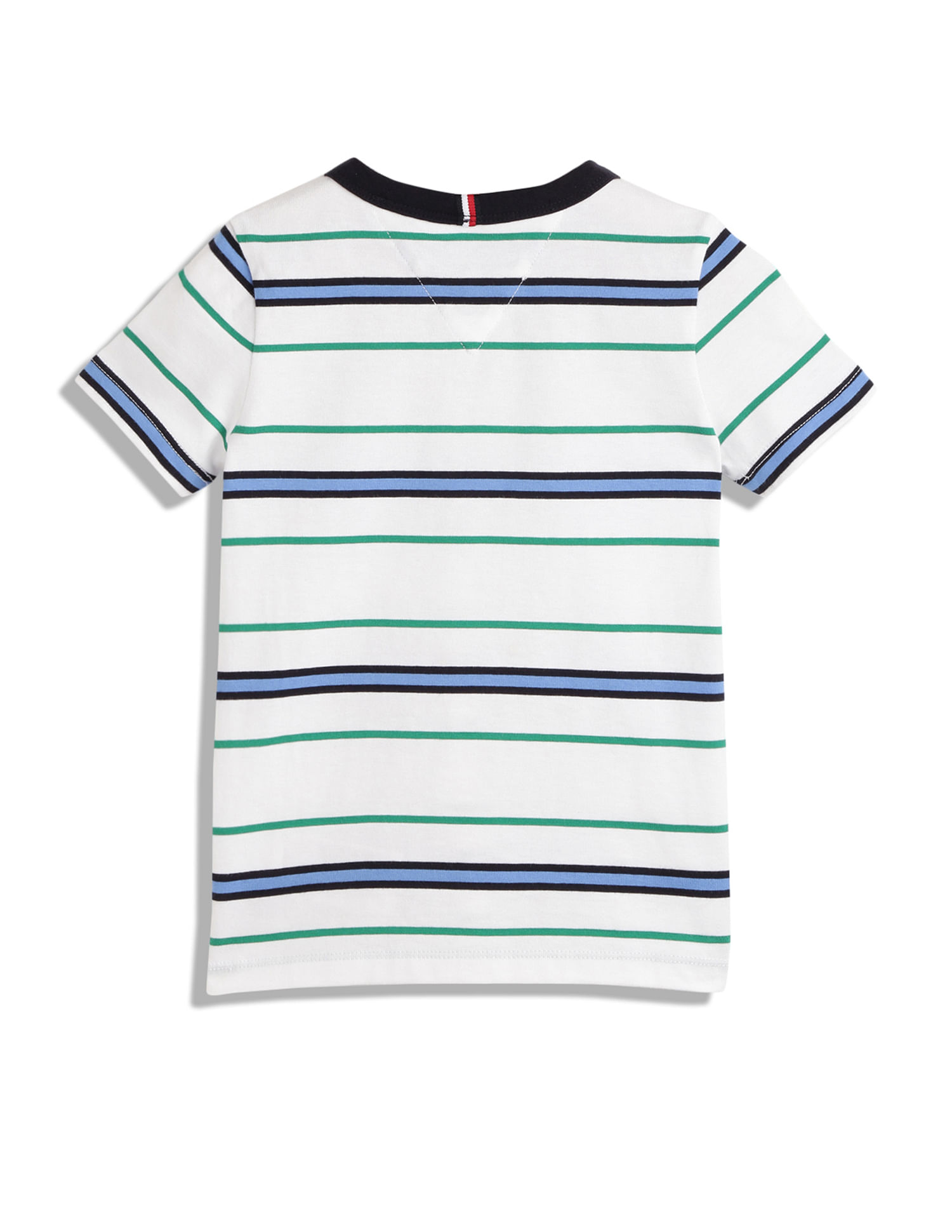 Tommy Hilfiger Kids Boys Monotype Horizontal Stripe T-Shirt