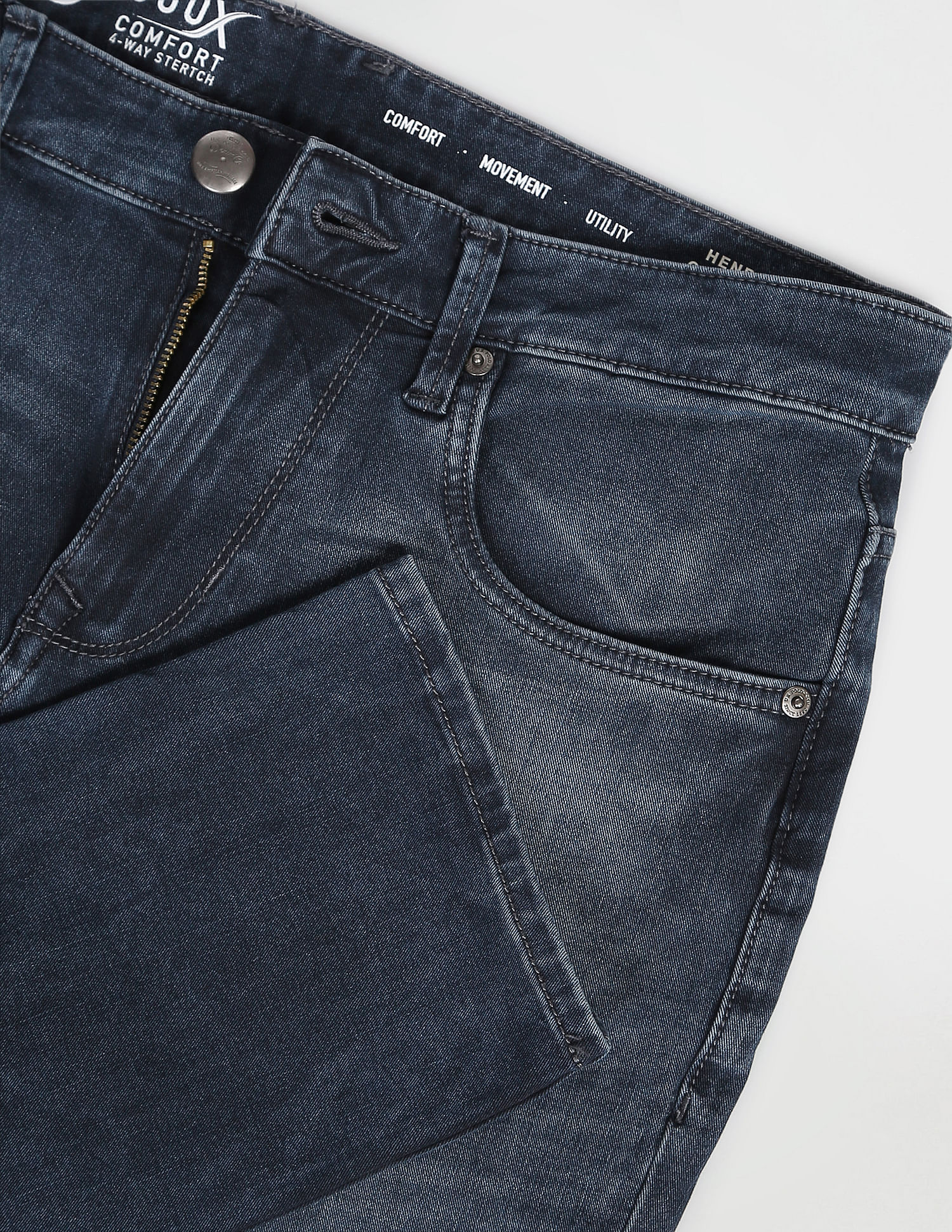 U.S. Polo Assn. Denim Co. Henry Cropped Fit Blue Jeans