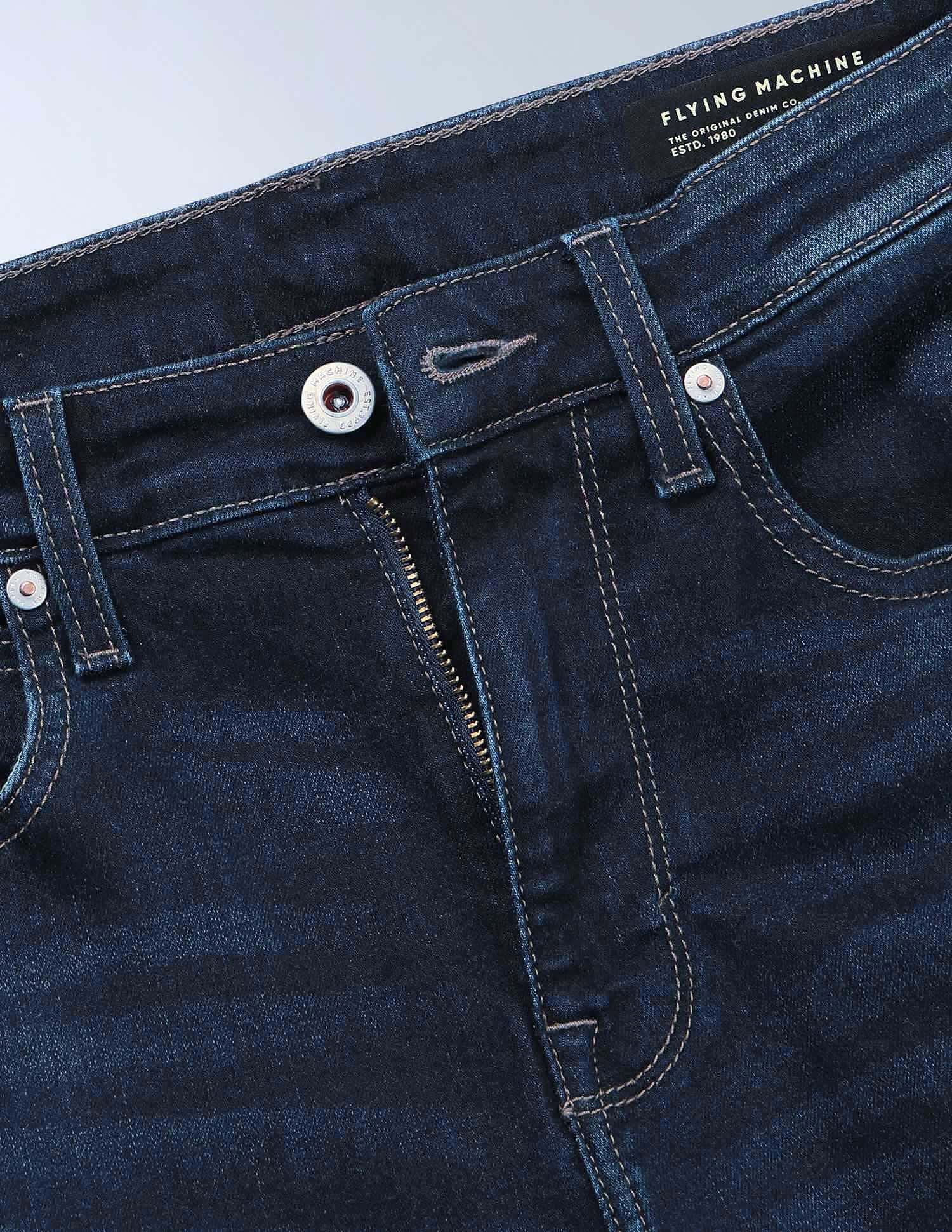 Flying Machine Slash Slim Tapered Fit Authentic Premium Jeans