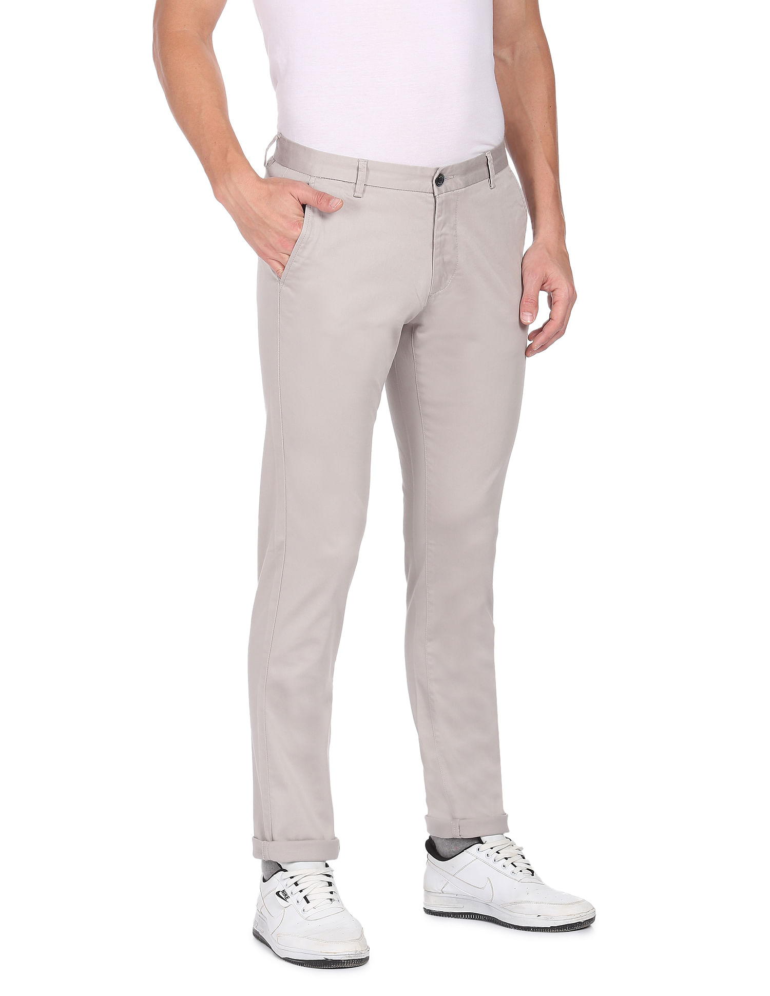 Naari Grey Skinny Fit Regular Trousers Trouser 3564955htm  Buy Naari Grey  Skinny Fit Regular Trousers Trouser 3564955htm online in India