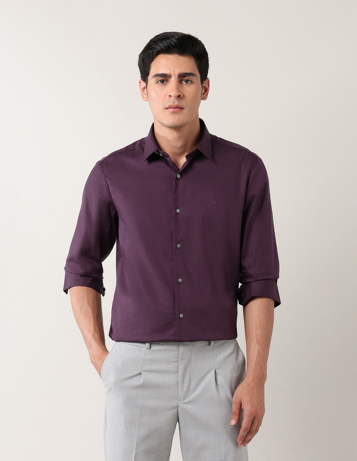 Arrow Newyork Brooklyn Ultra Slim Fit Twill Shirt