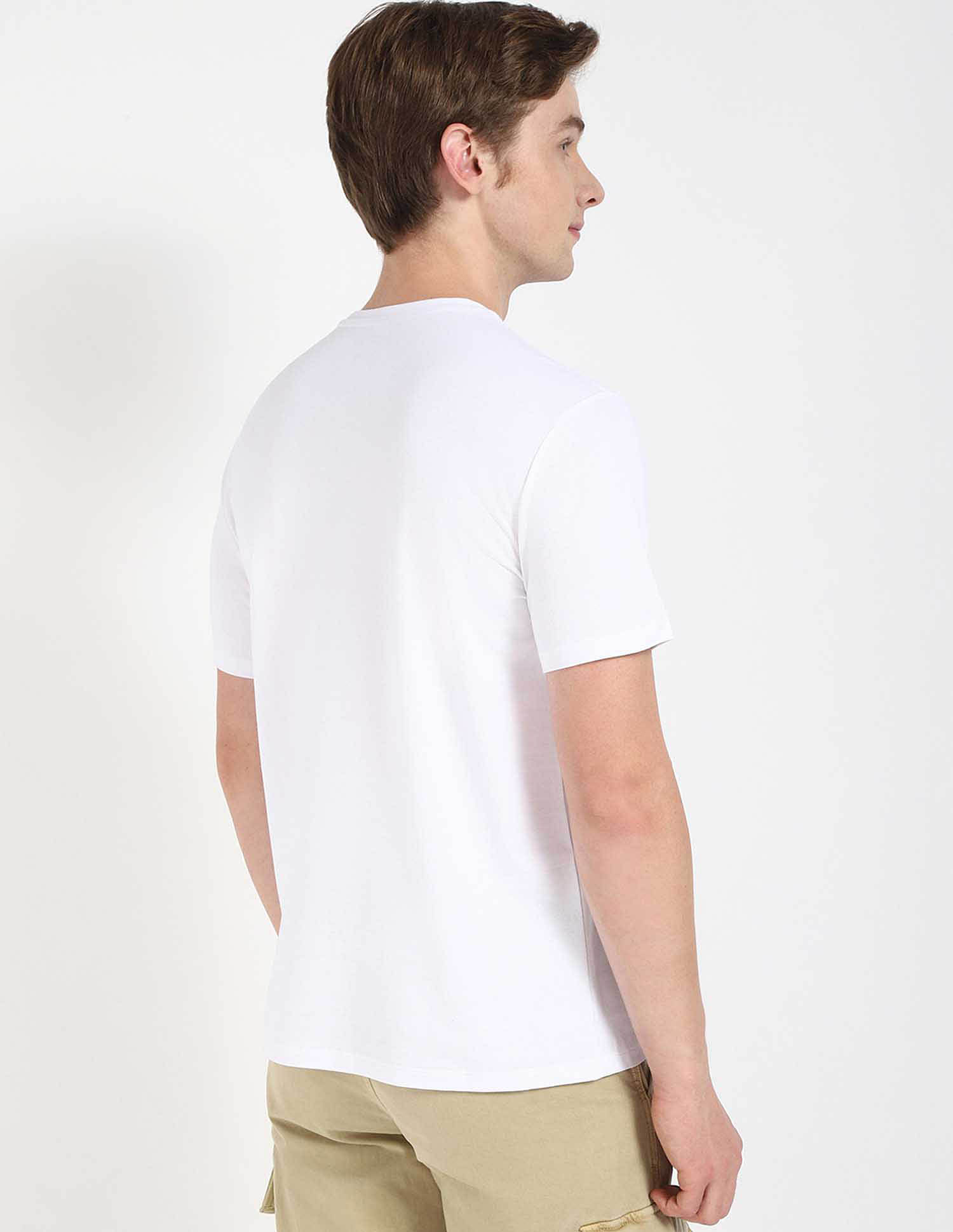 Calvin Klein Jeans White Solid T-shirt Wardrobe Essential