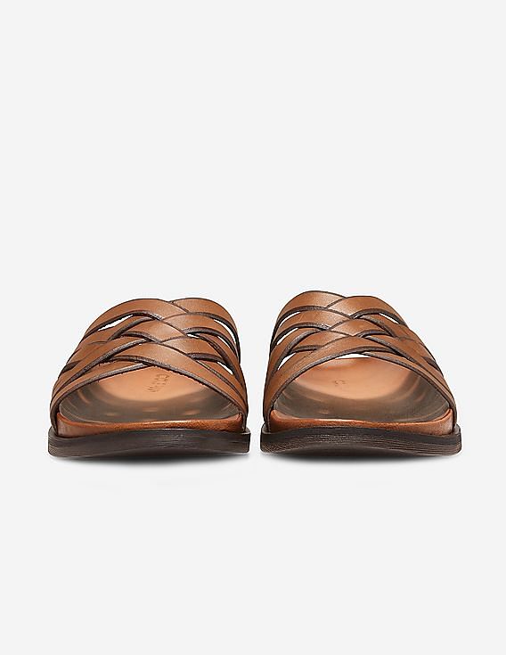 Buy Cole Haan Men Brown Feathercraft Slide Sandal NNNOW