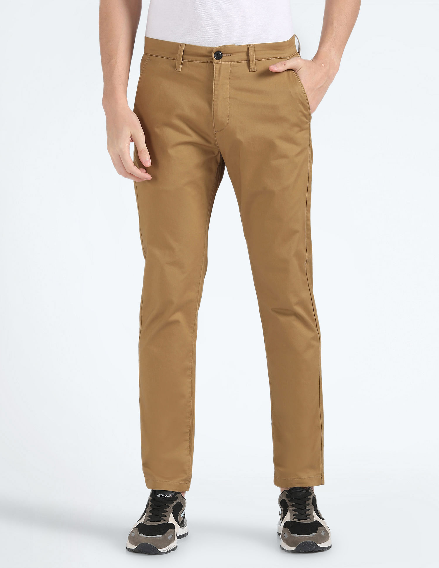 Flying Machine Solid Twill Trousers