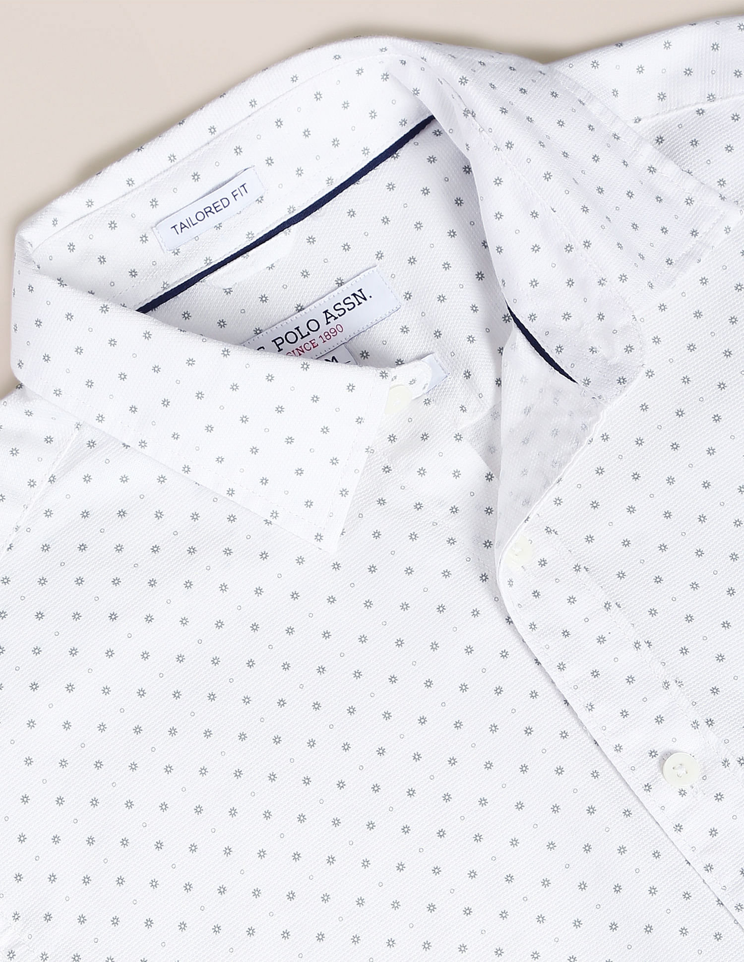 U.S. Polo Assn. Geometric Print Cotton Shirt