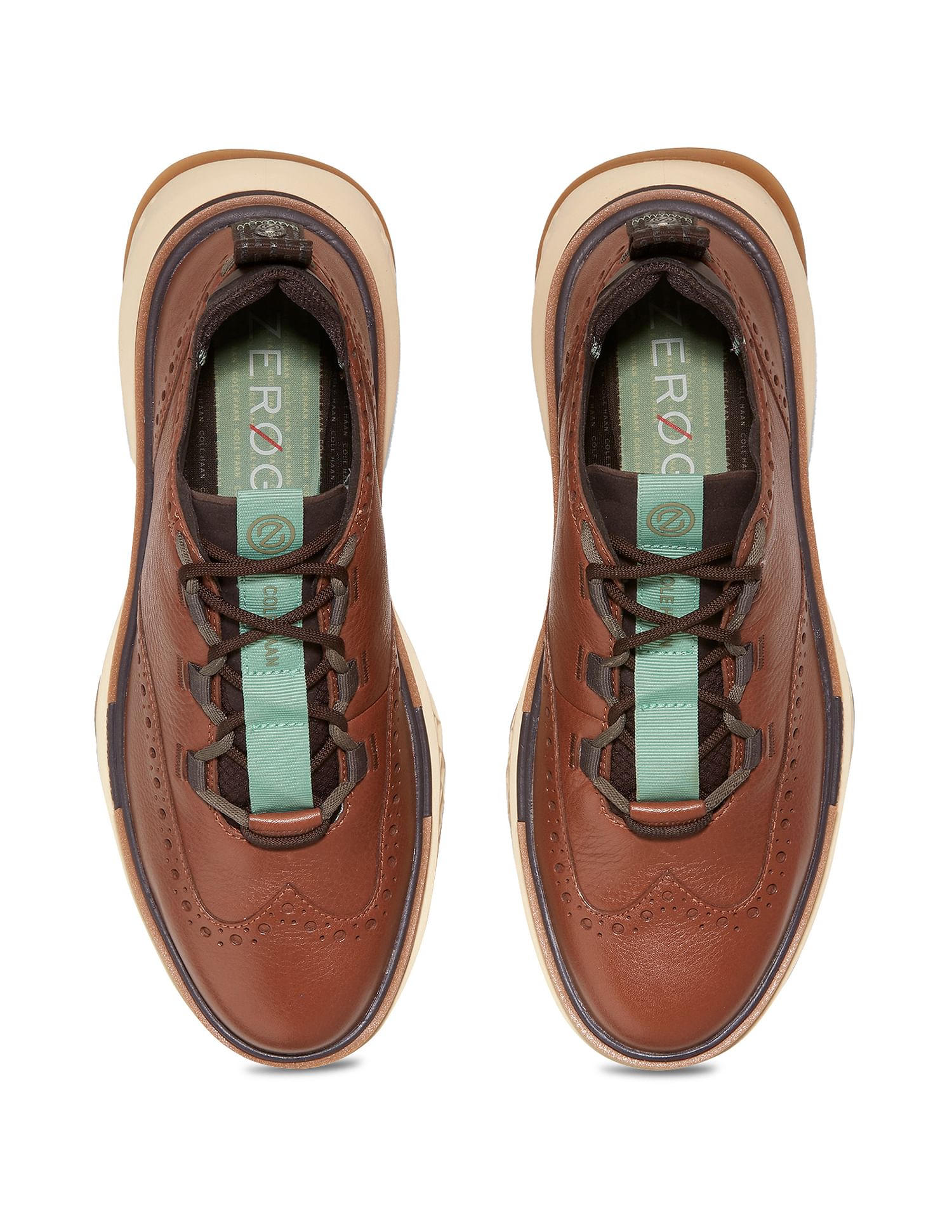 Buy Cole Haan Men Brown 5.Zerøgrand Wingtip Oxford Shoes