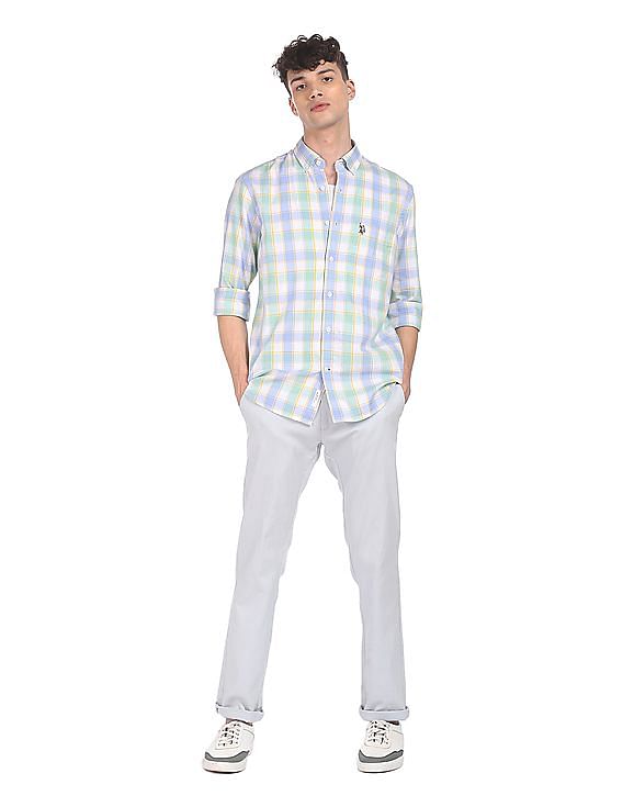 U.S. Polo Assn. Cotton Check Casual Shirt