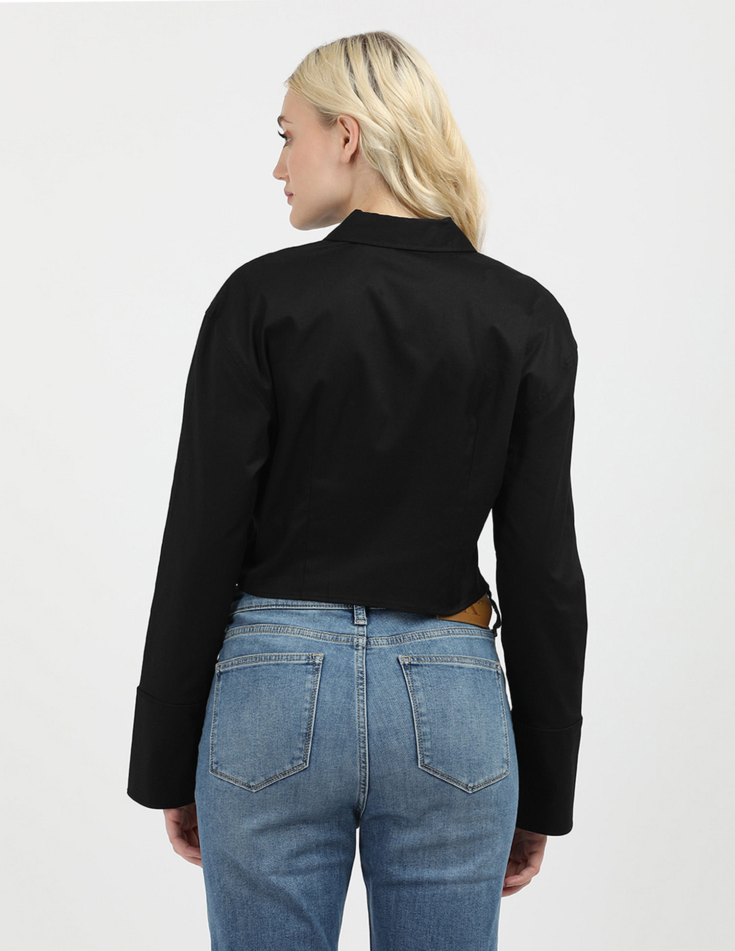 Calvin Klein Jeans Zipped Cotton Long Sleeve Top