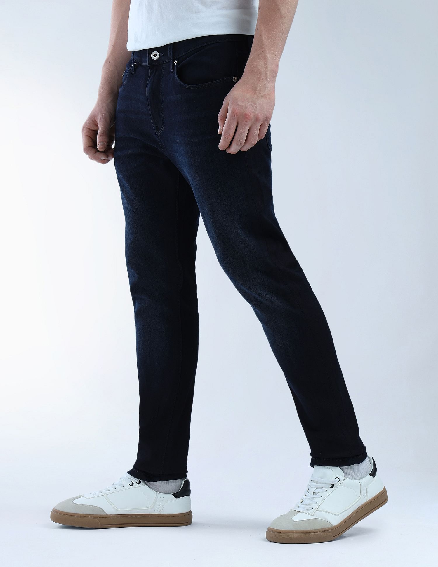 Flying Machine Slash Slim Tapered Fit Authentic Premium Jeans
